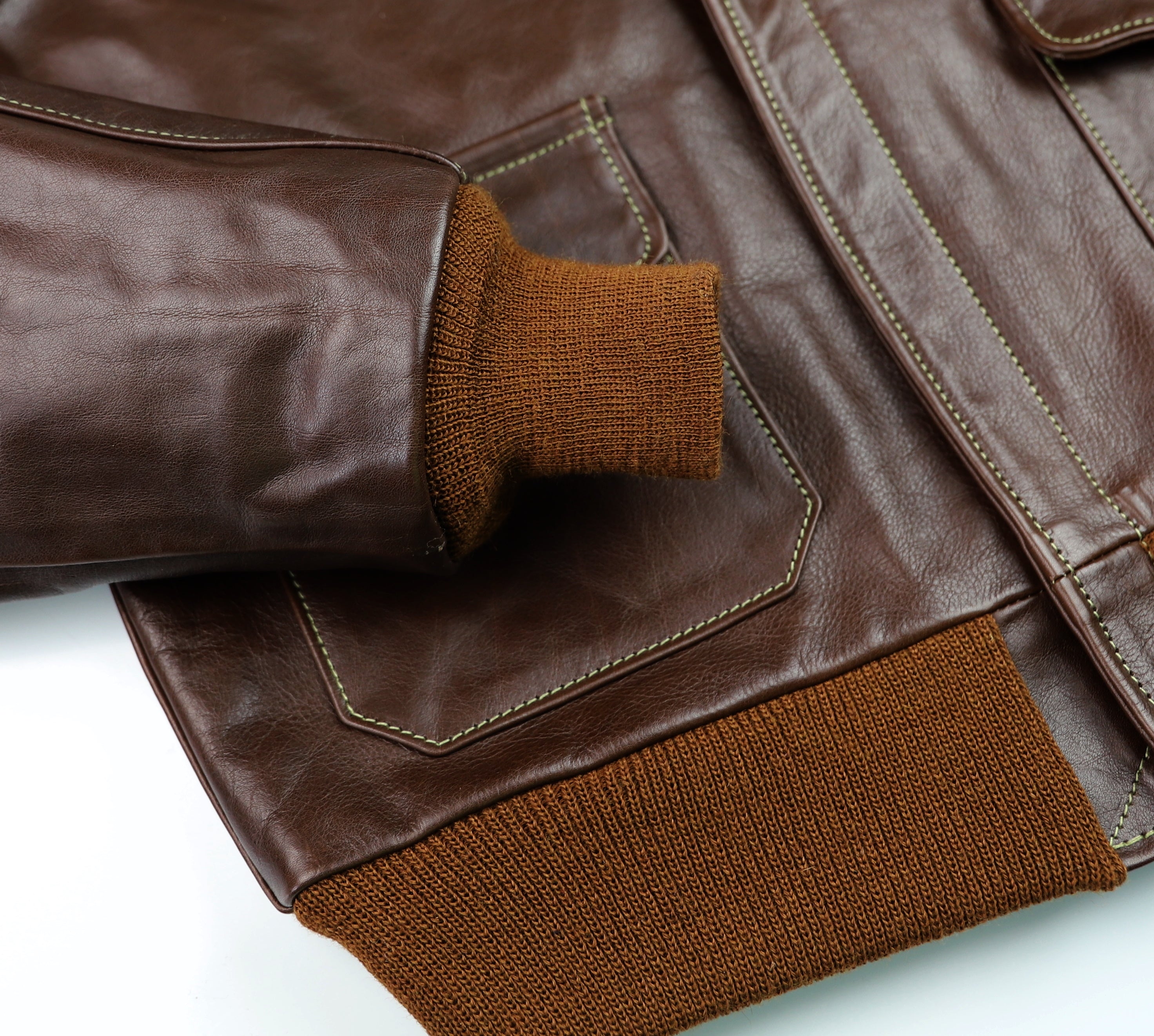 Aero A-2 Military Flight Jacket, size 38, Seal Vicenza Horsehide
