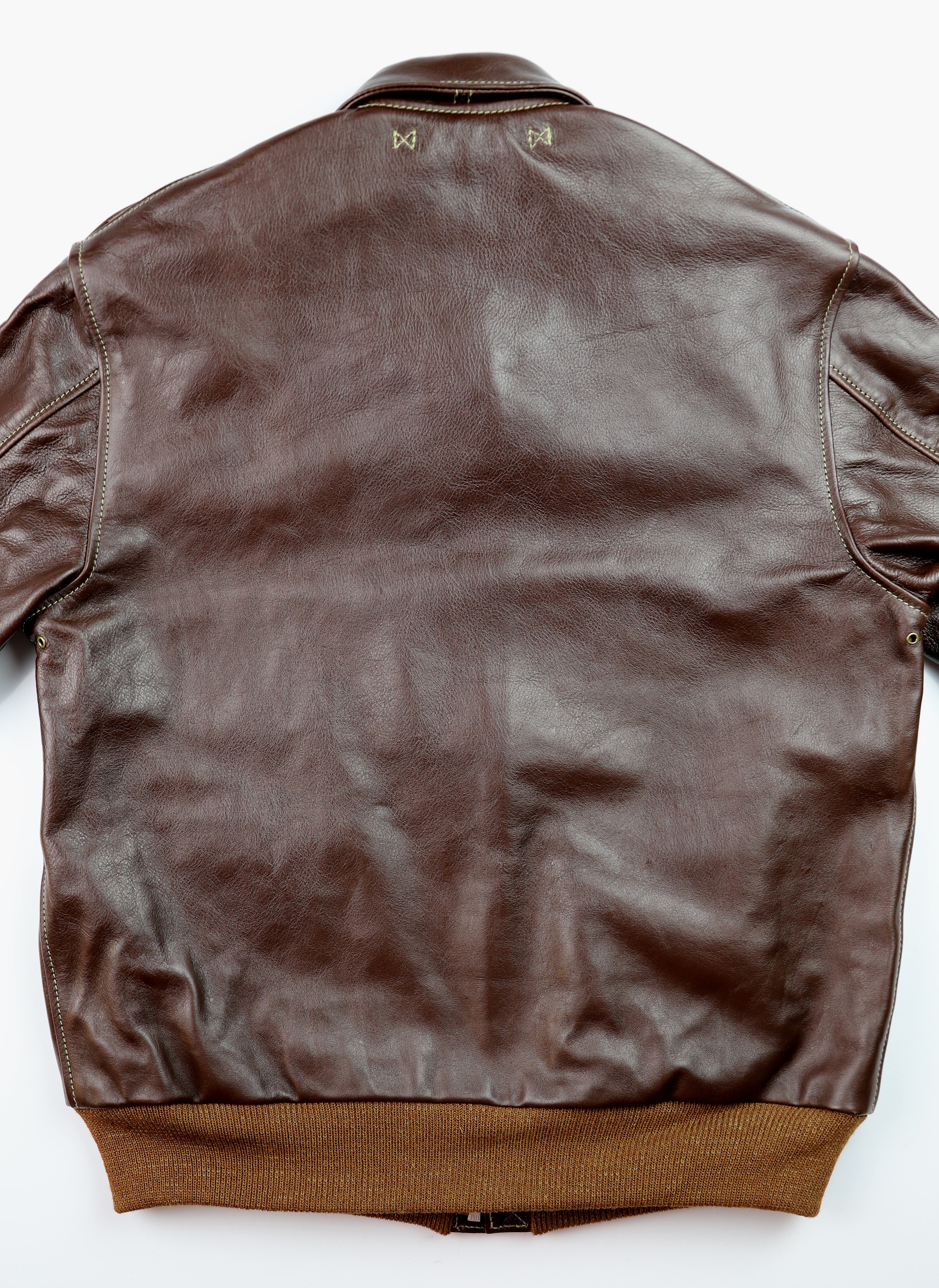 Aero A-2 Military Flight Jacket, size 42, Seal Vicenza Horsehide