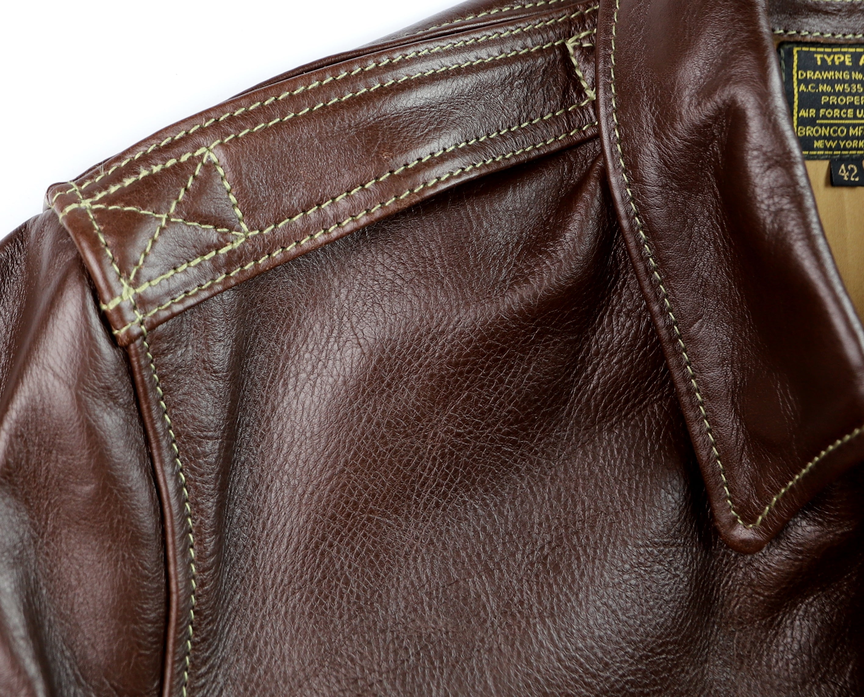 Aero A-2 Military Flight Jacket, size 42, Seal Vicenza Horsehide