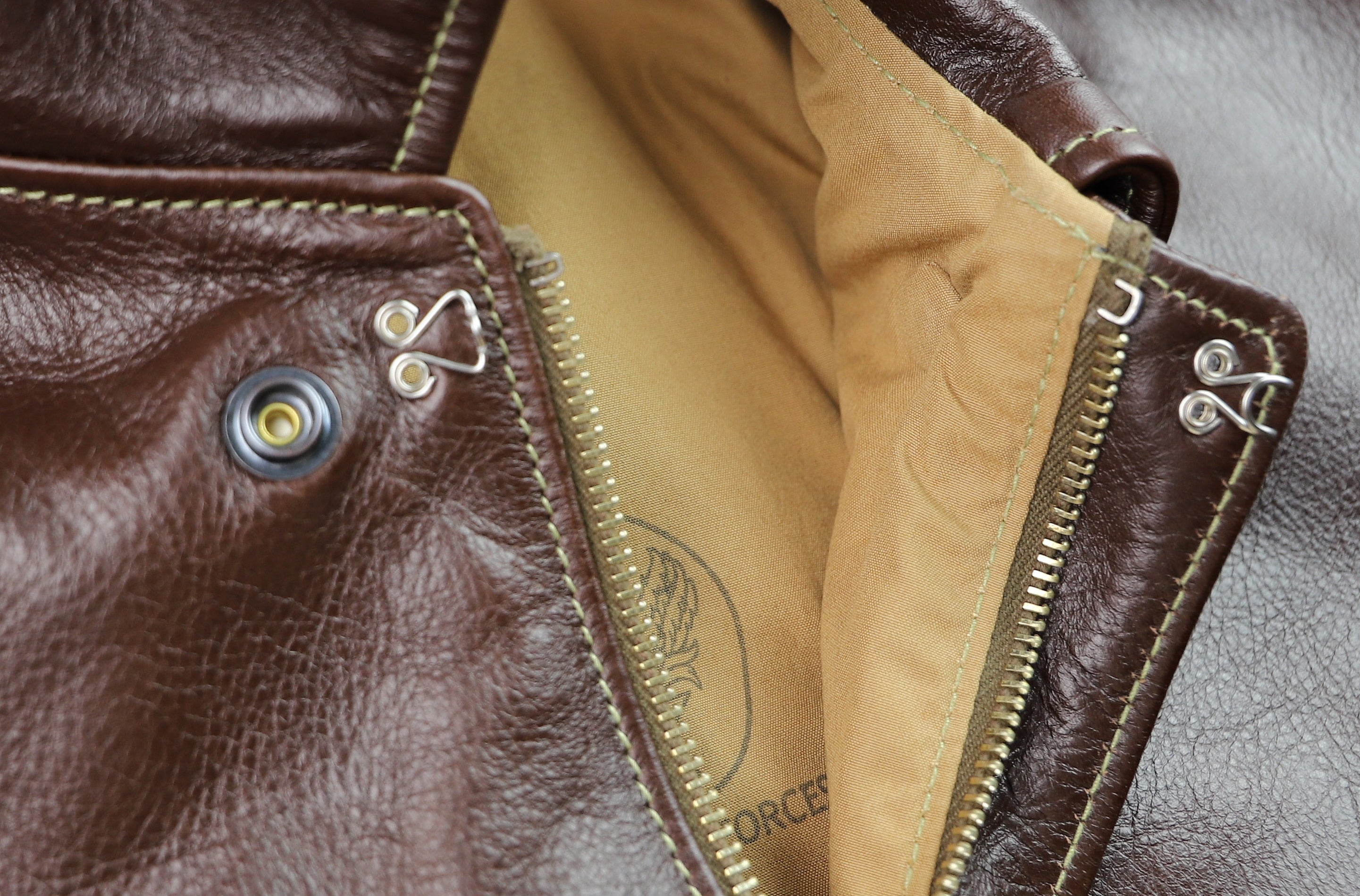 Aero A-2 Military Flight Jacket, size 42, Seal Vicenza Horsehide