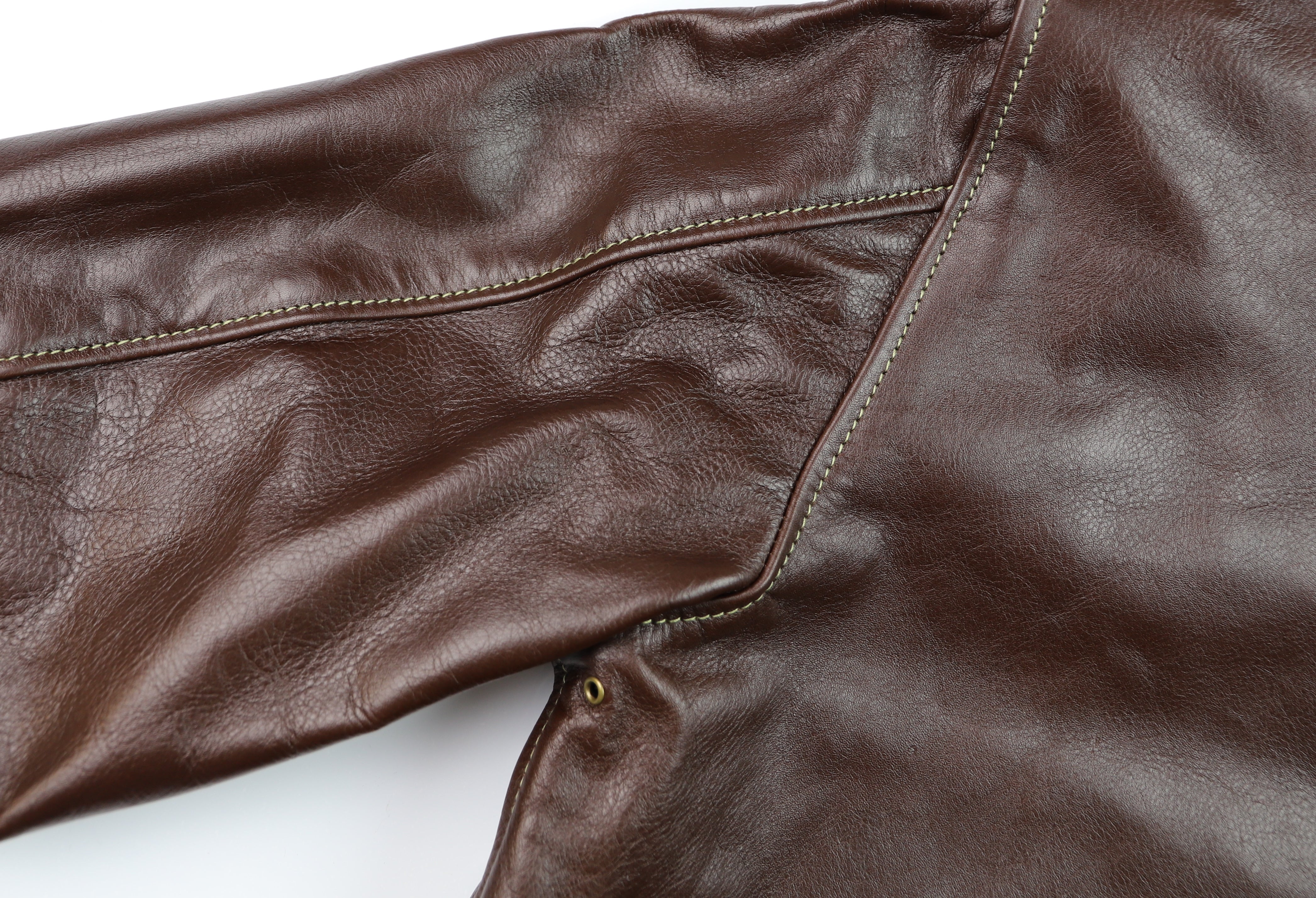 Aero A-2 Military Flight Jacket, size 42, Seal Vicenza Horsehide