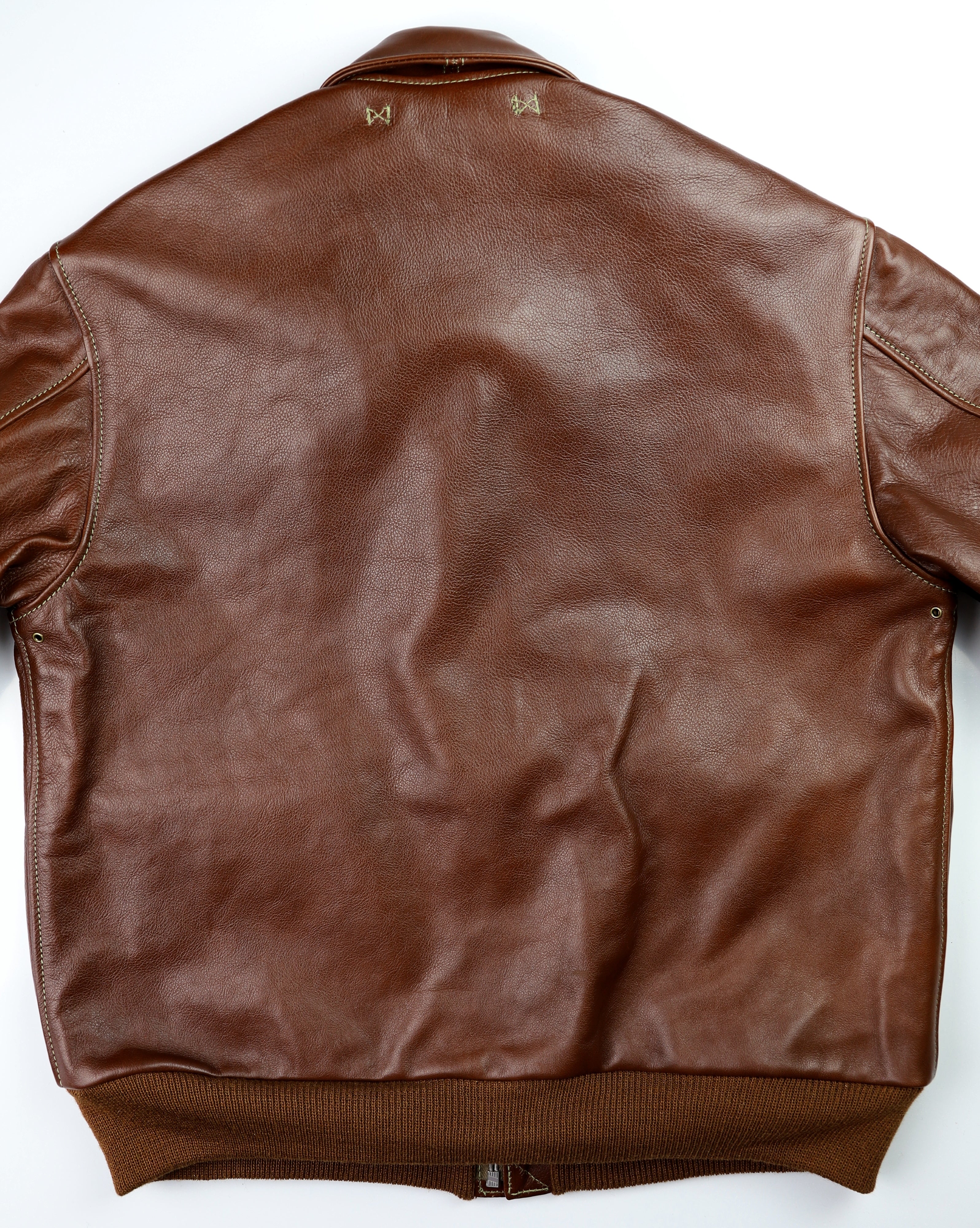Aero A-2 Military Flight Jacket, size 44, Russet Vicenza Horsehide