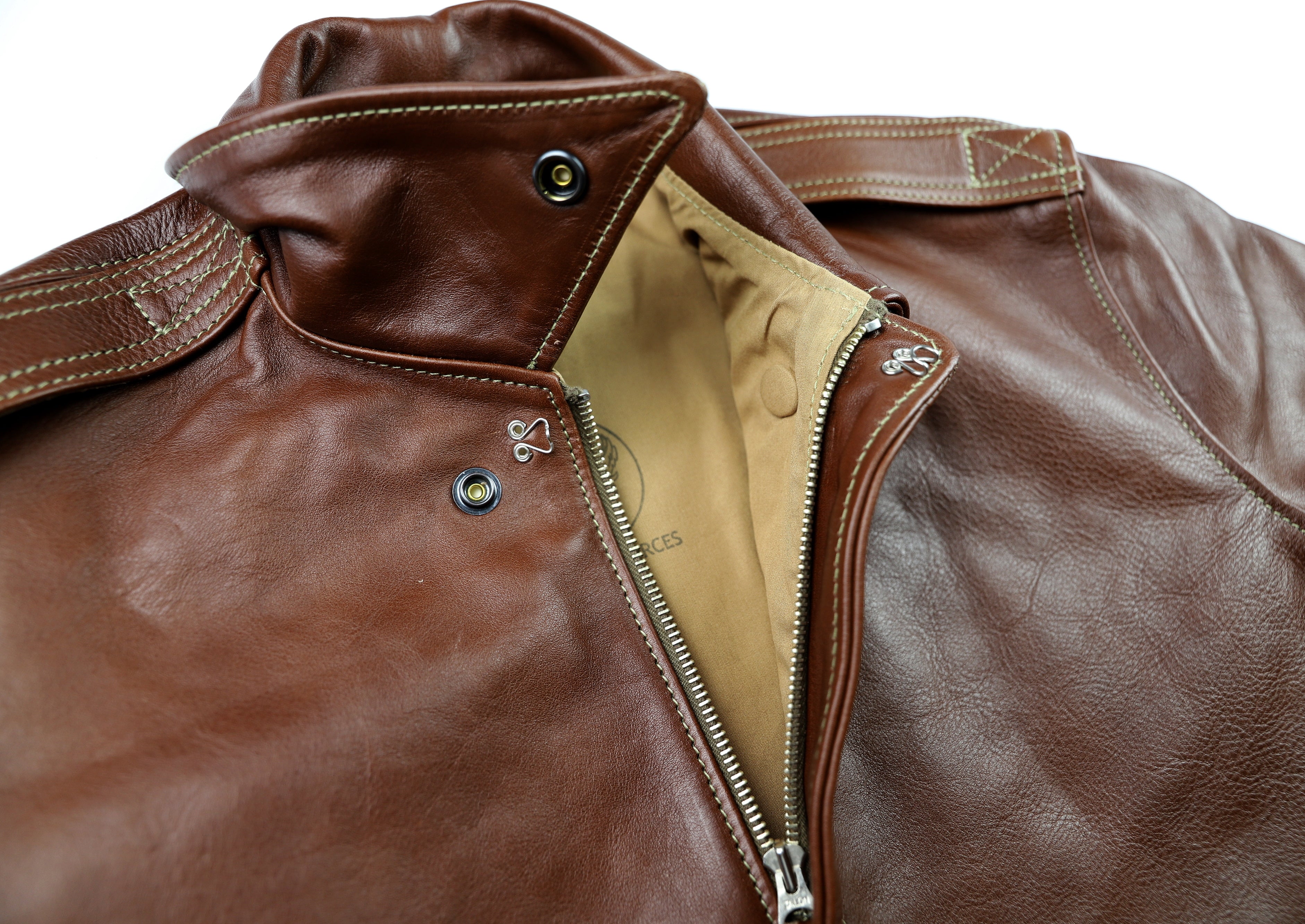 Aero A-2 Military Flight Jacket, size 44, Russet Vicenza Horsehide