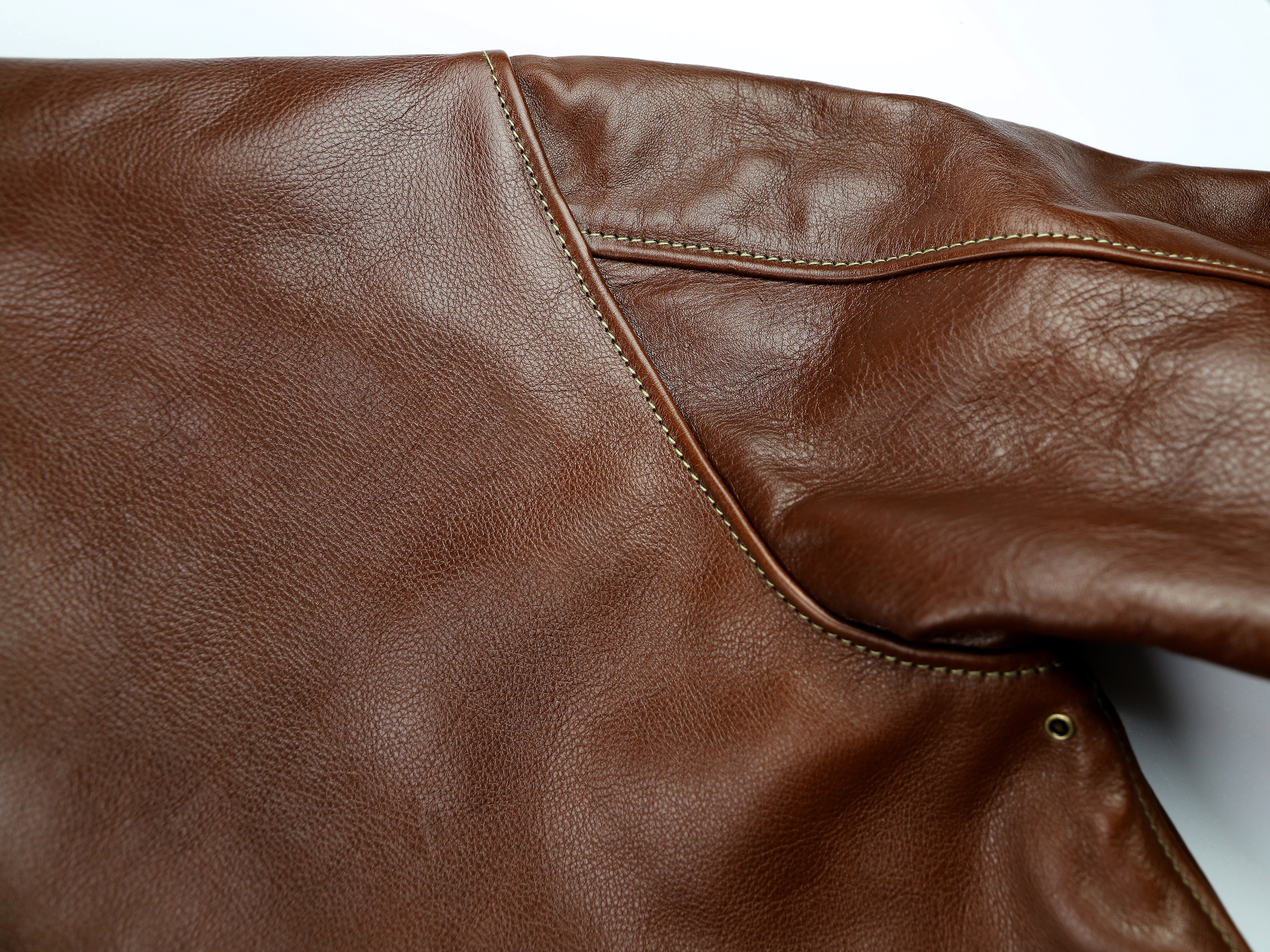 Aero A-2 Military Flight Jacket, size 44, Russet Vicenza Horsehide