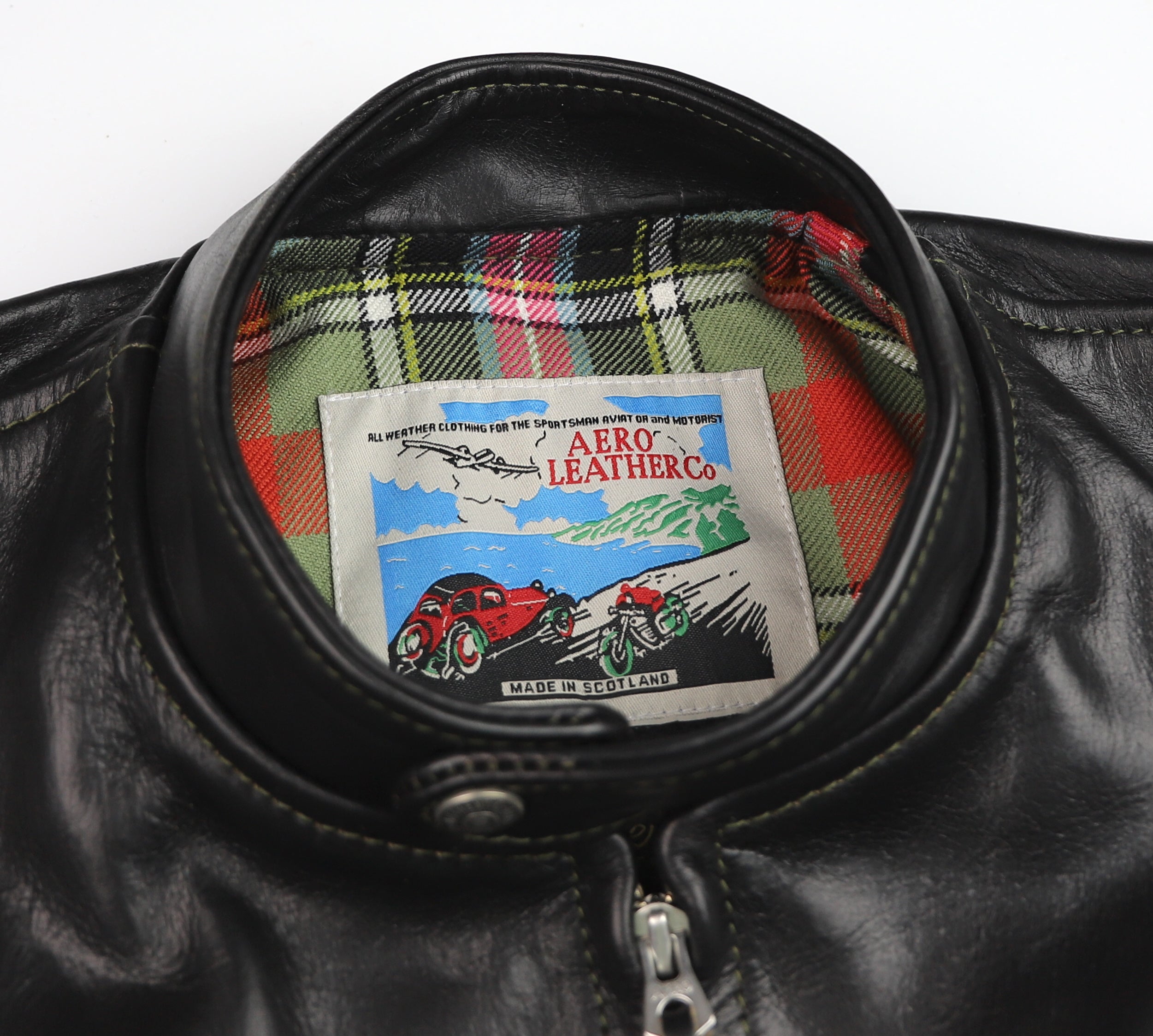 Aero Cafe' Racer, size 42, Black CXL Steerhide