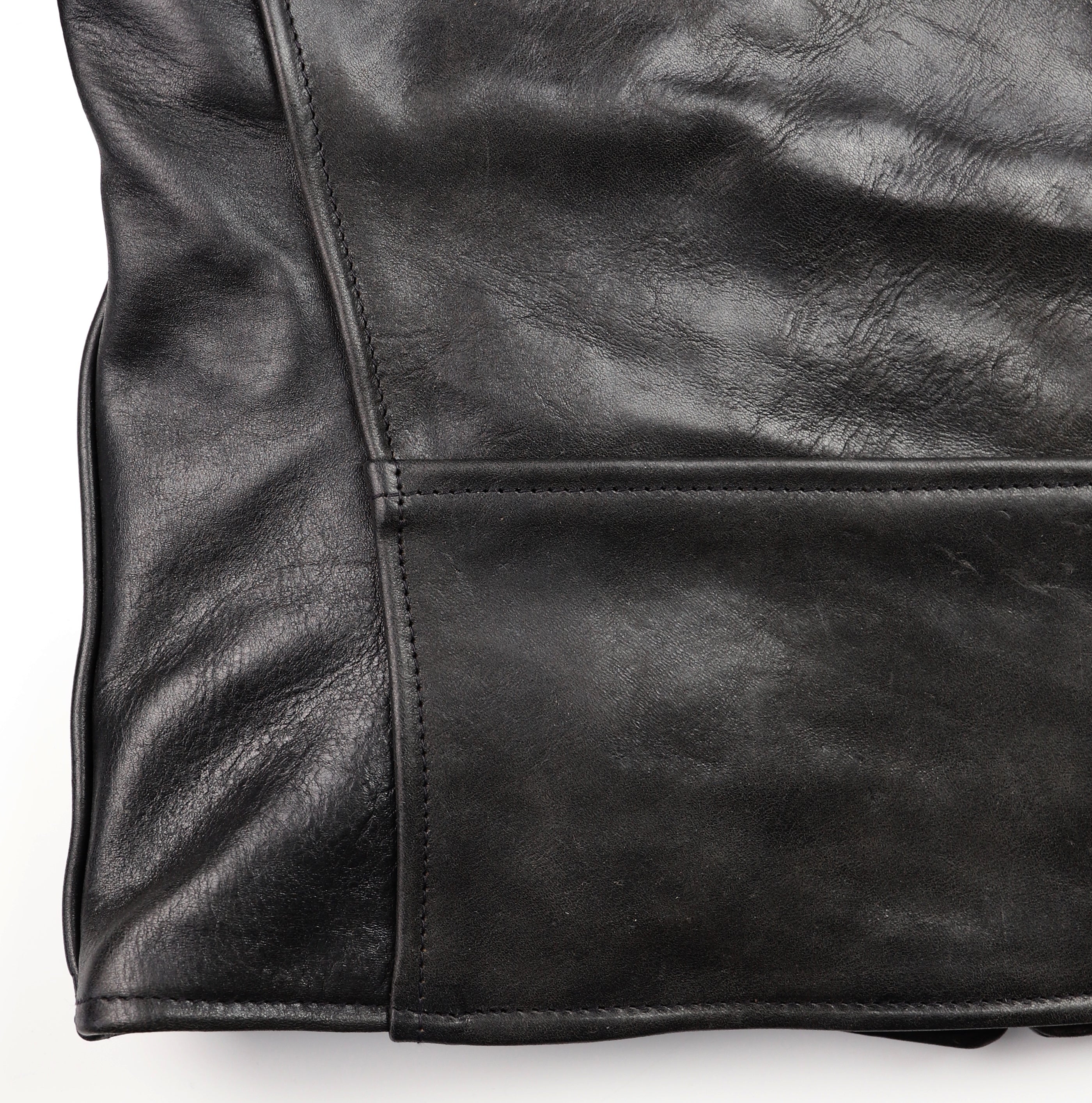 Aero Cafe' Racer, size 42, Tumbled Black CXL Horsehide