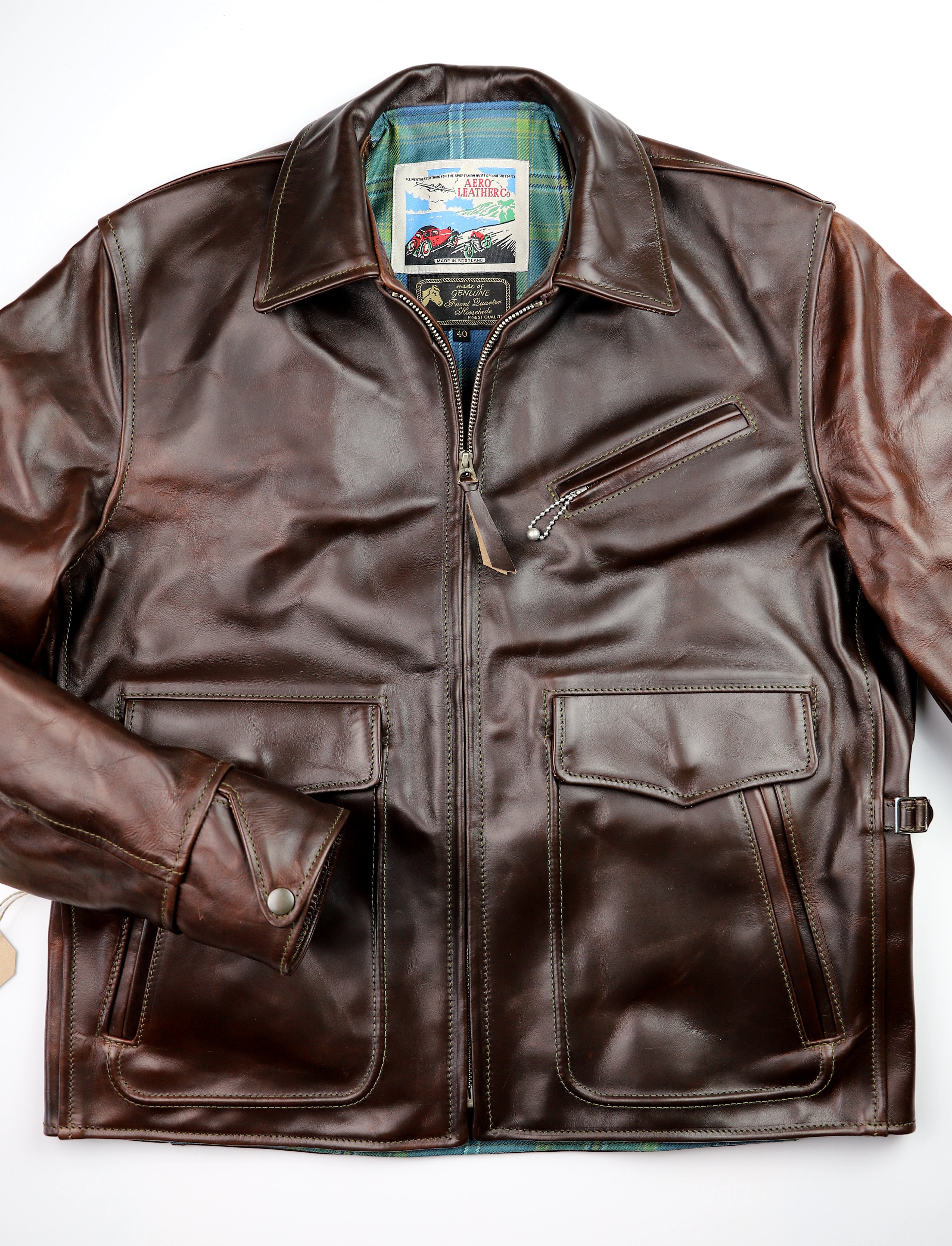 Aero Half Belt Deluxe, size 40 (fits like size 44), Brown CXL FQHH
