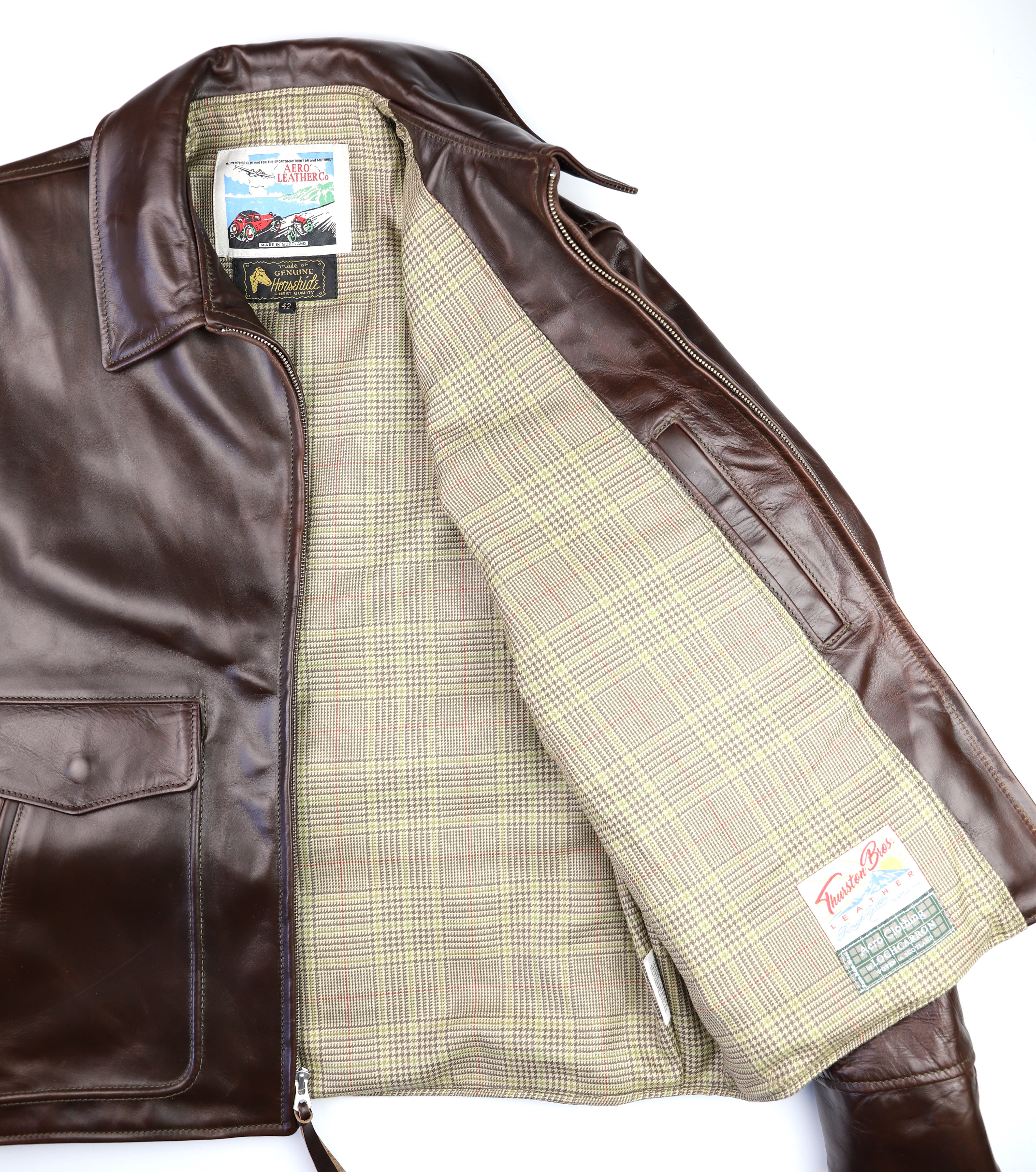 Aero Half Belt Deluxe, size 42 (fits like size 46), Brown CXL FQHH