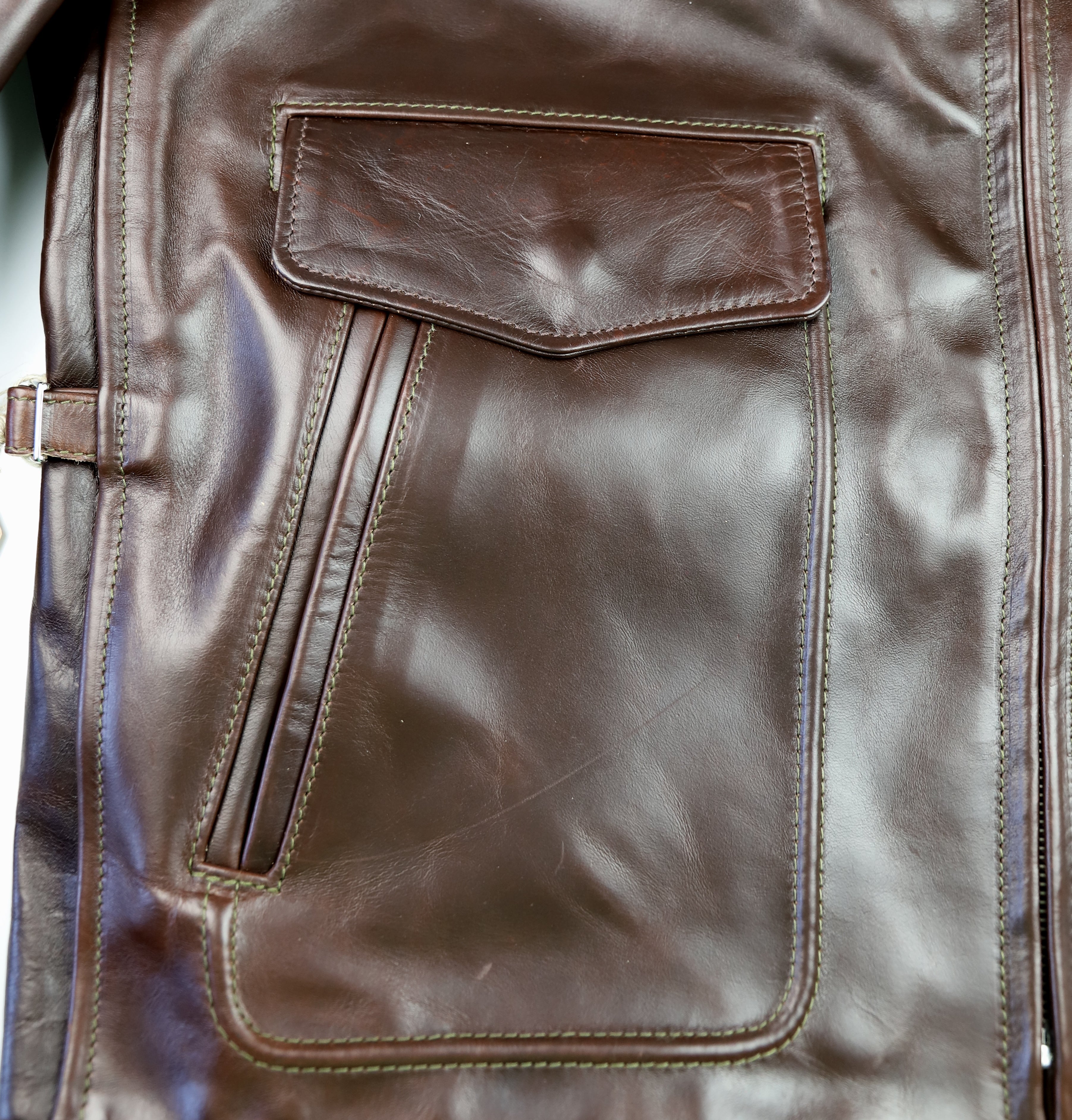 Aero Half Belt Deluxe, size 42 (fits like size 46), Brown CXL FQHH