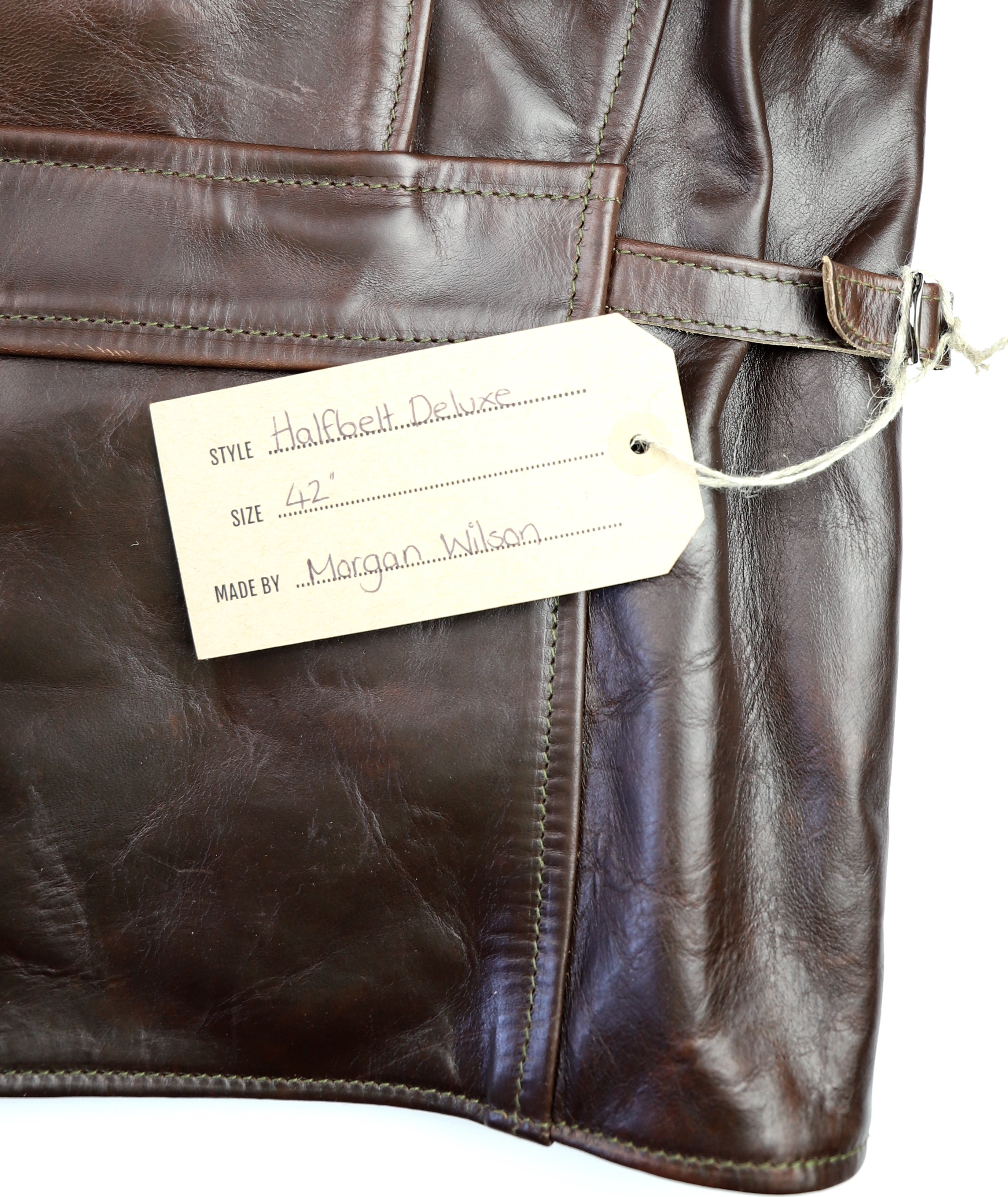 Aero Half Belt Deluxe, size 42 (fits like size 46), Brown CXL FQHH