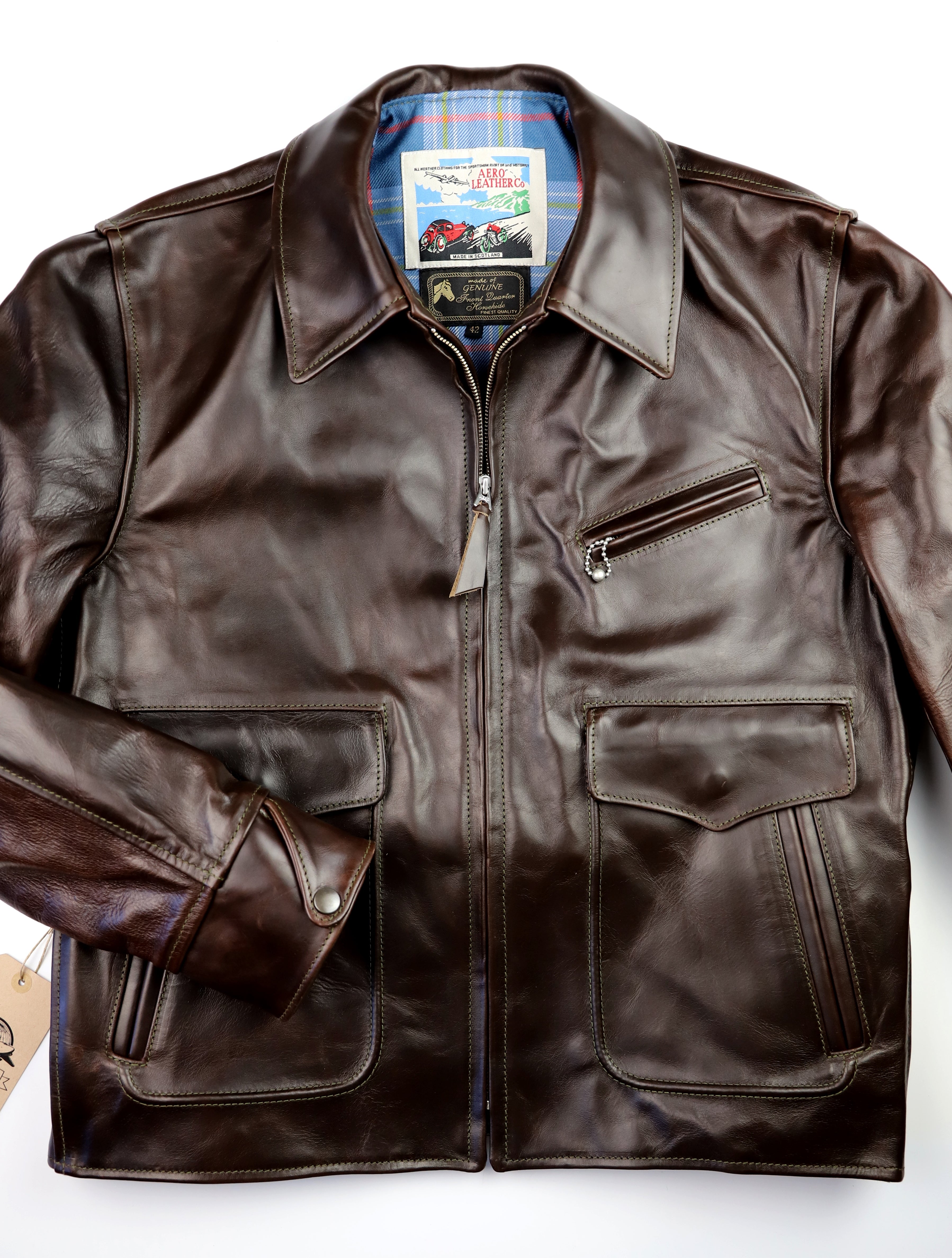 Aero Half Belt Deluxe, size 42 (fits like size 46), Brown CXL FQHH
