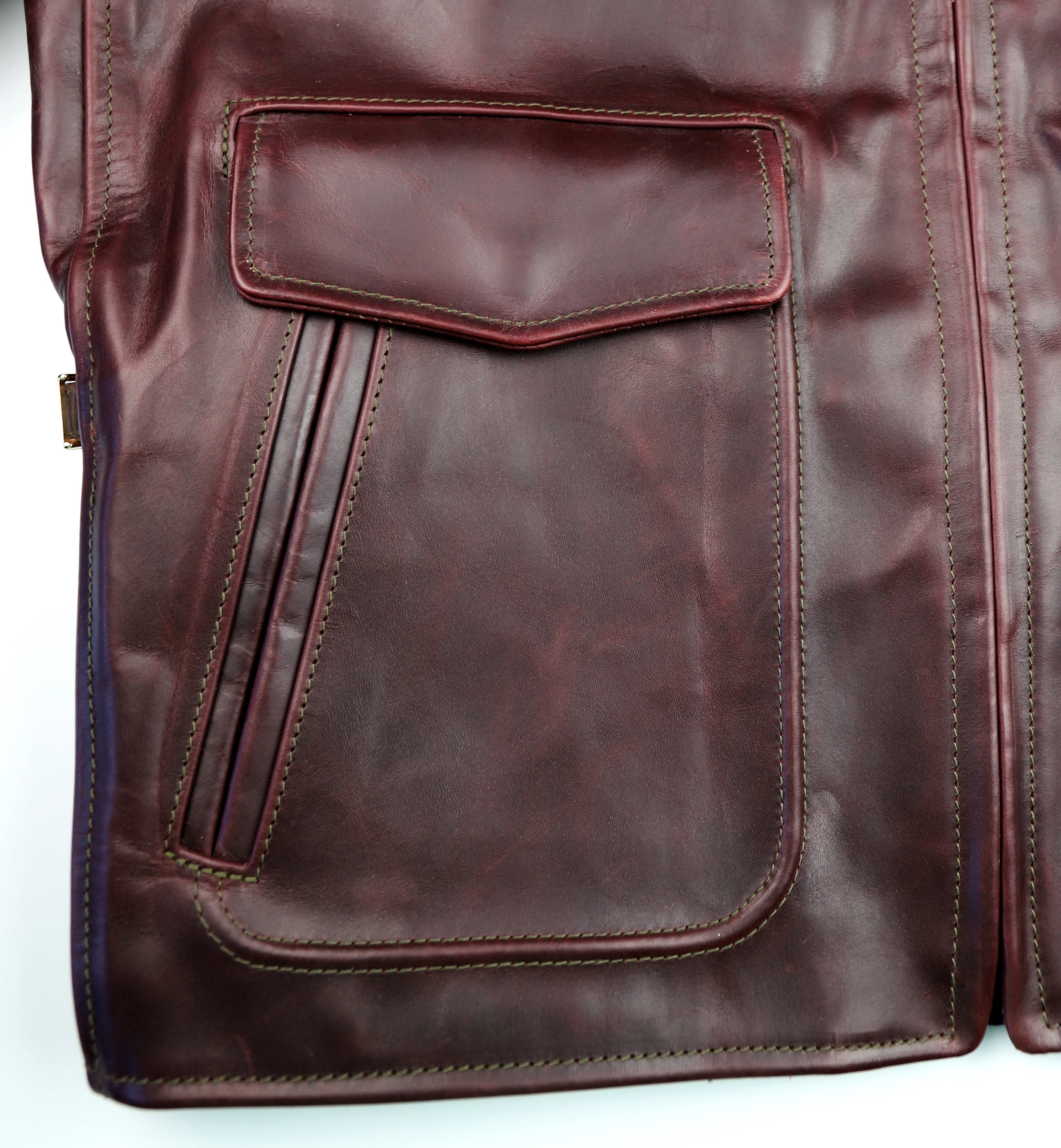 Aero Half Belt Deluxe, size 40 (fits like size 44), Cordovan CXL Steerhide