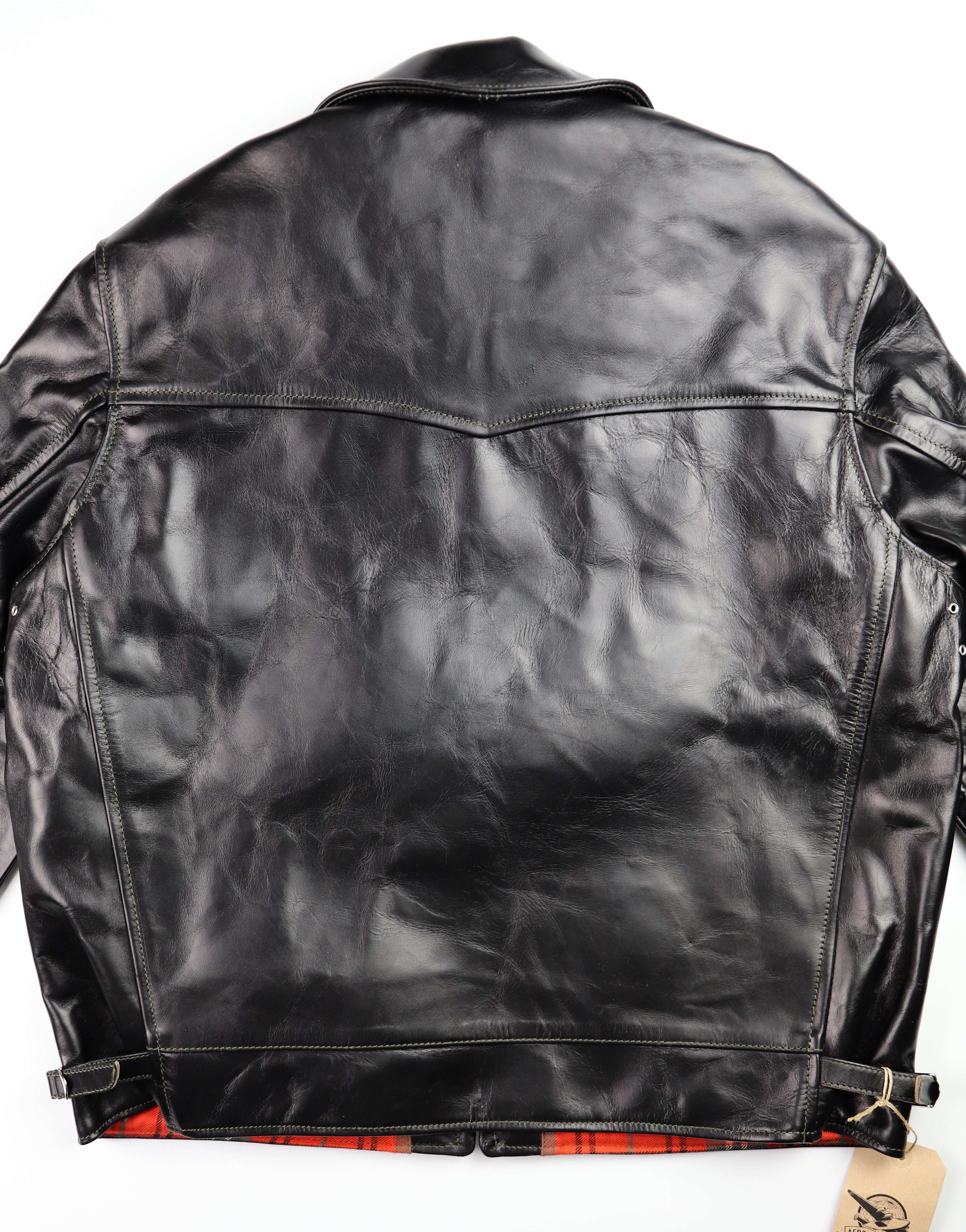 Aero Highwayman, sz 44 (fits like 48), Black Chromexcel Horsehide