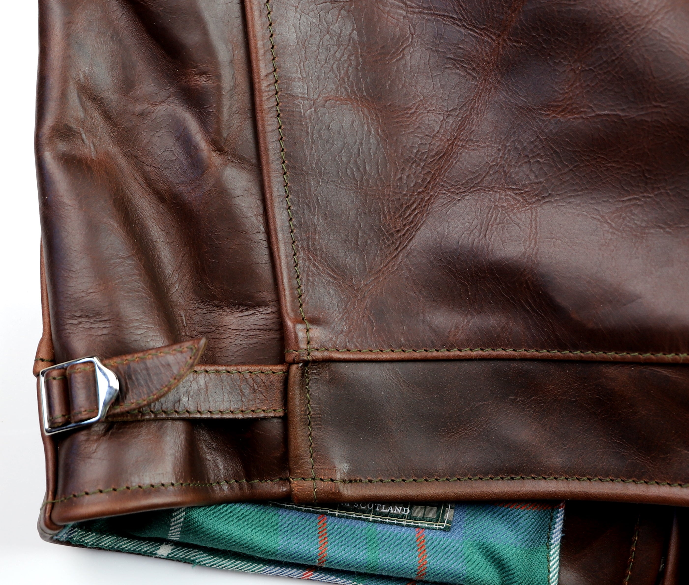 Aero Highwayman, sz 38 (fits like size 42), Brown CXL Steerhide