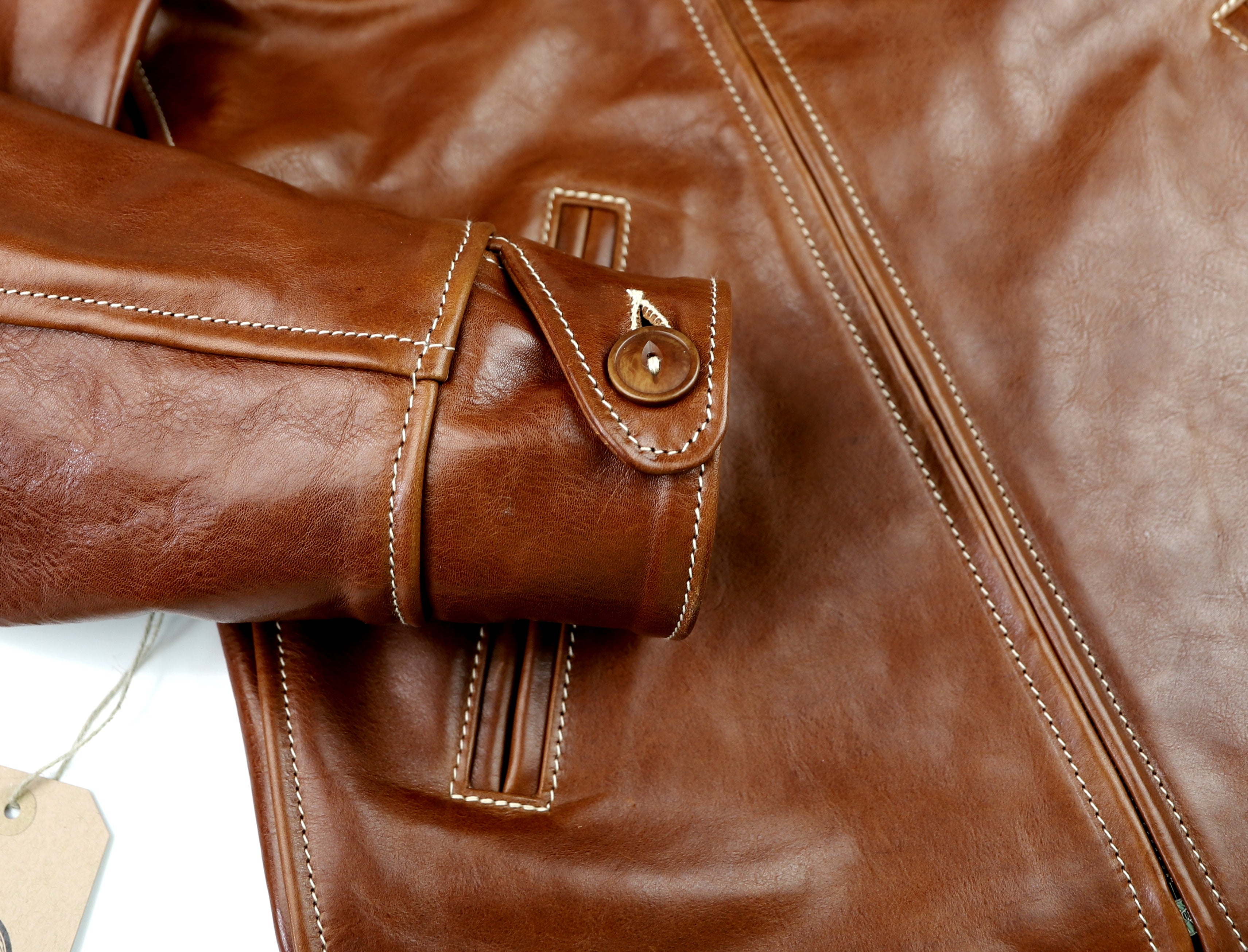 Aero Hooch Hauler, size 42, Russet Badalassi Cowhide