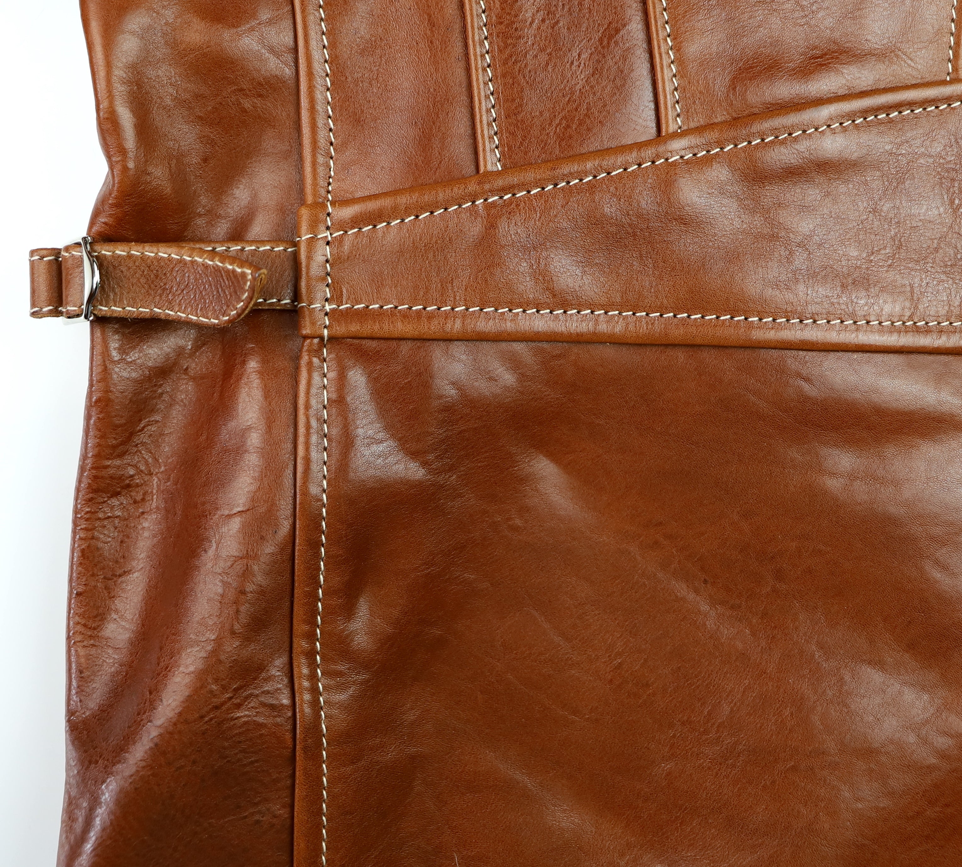 Aero Hooch Hauler, size 42, Russet Badalassi Cowhide
