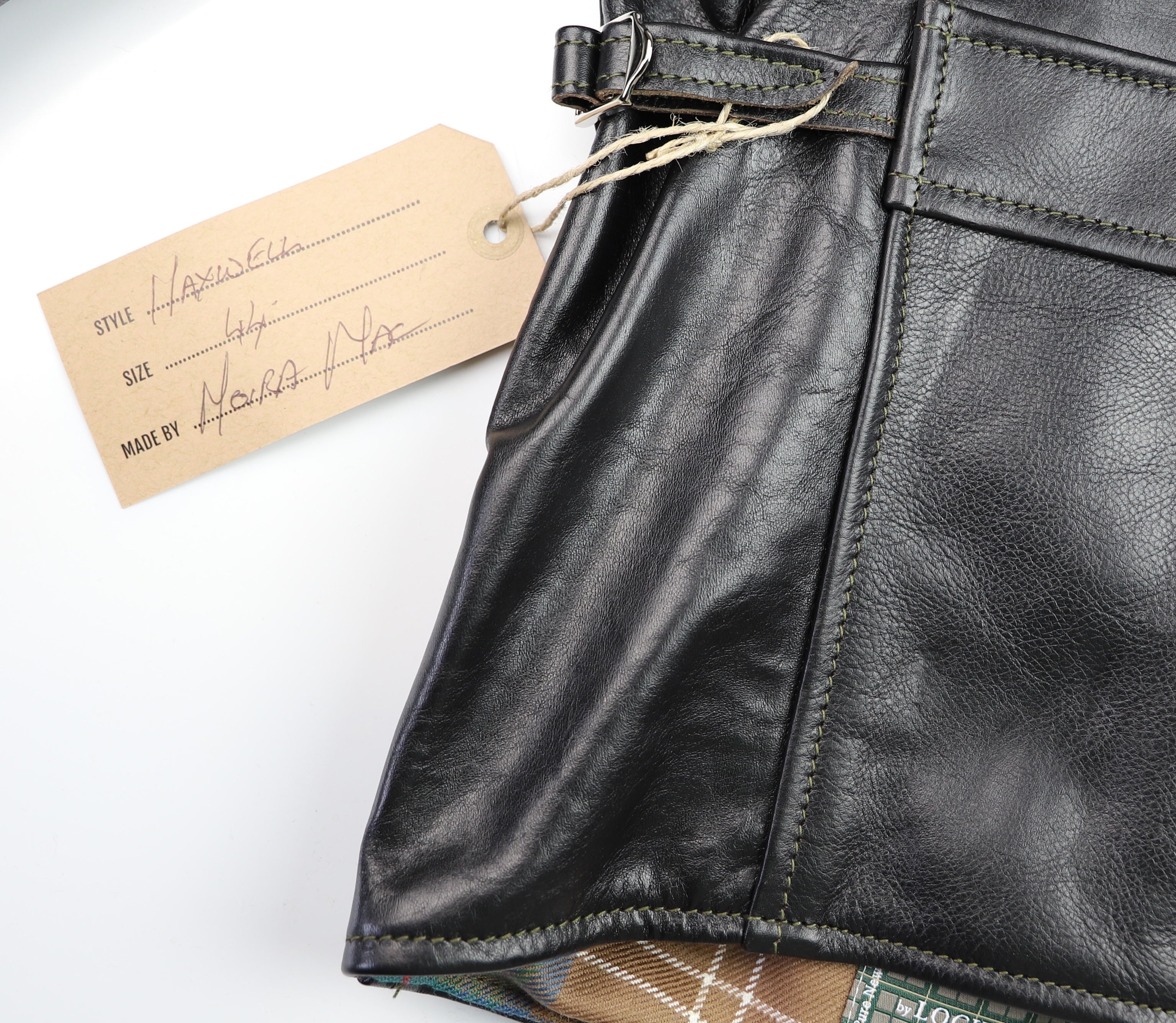 Aero Maxwell, size 44, Blackened Brown Vicenza Horsehide