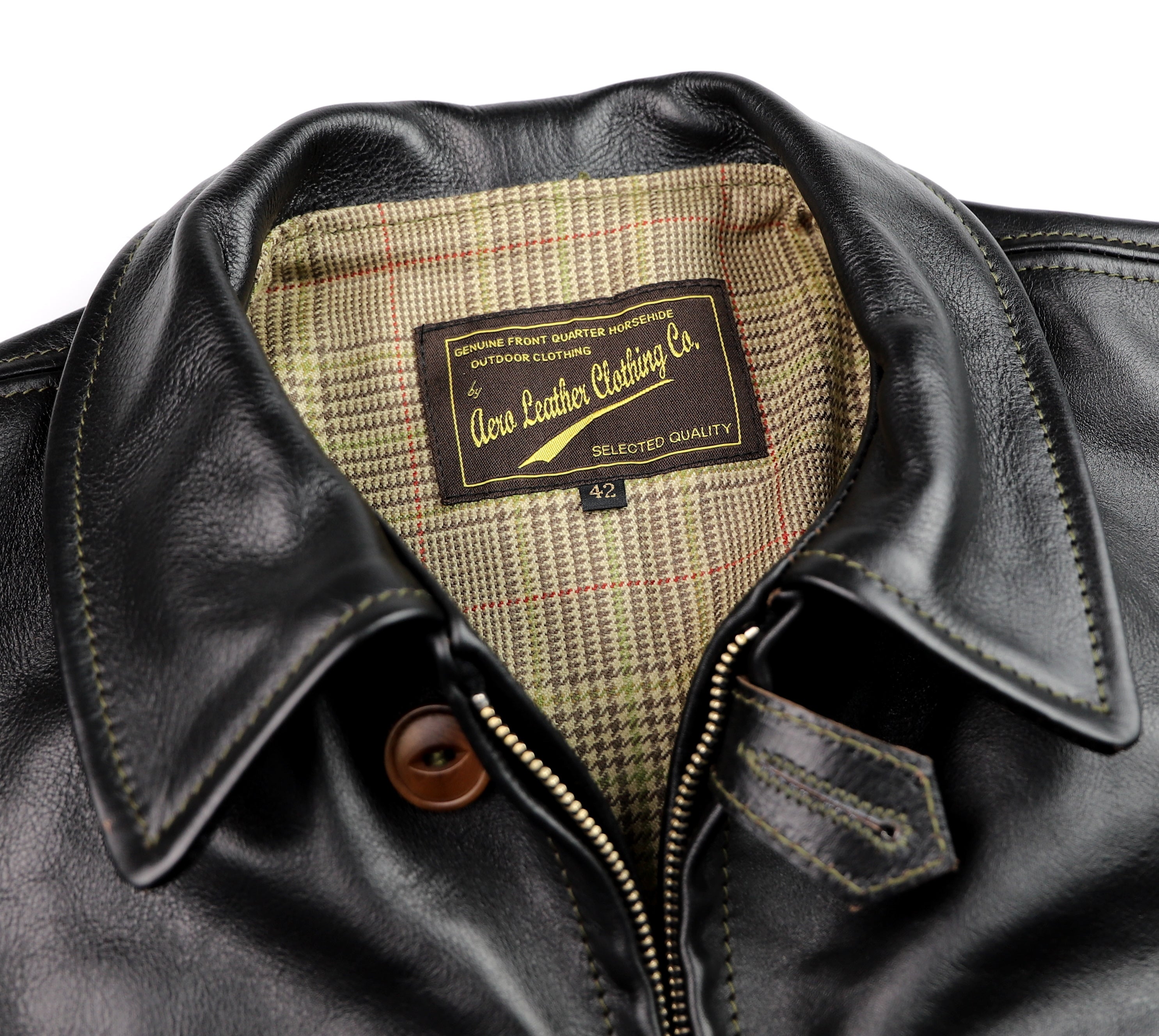 Aero Original Hercules, size 42, Blackened Brown Vicenza Horsehide