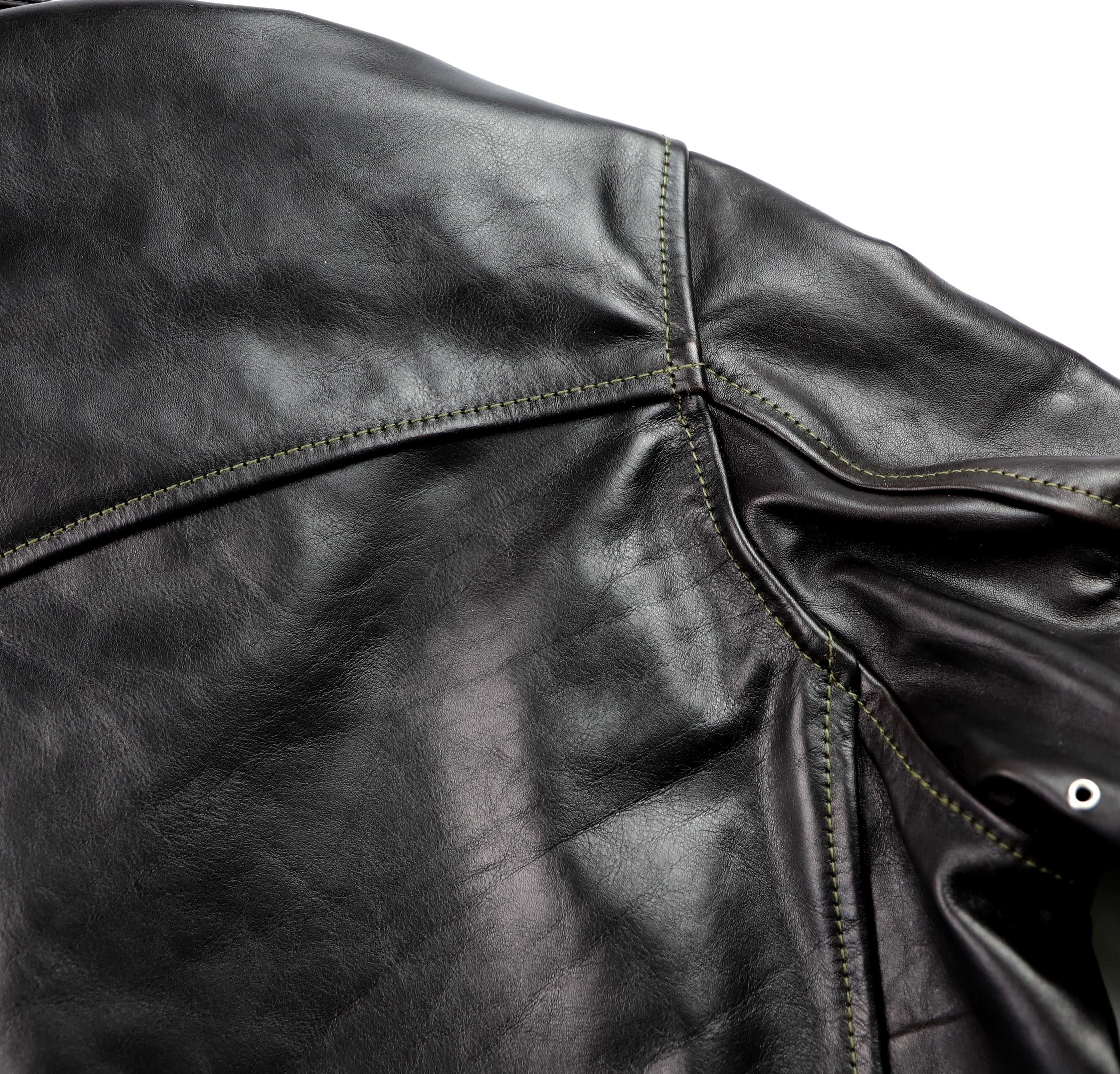 Aero Premier Highwayman, size 44, Blackened Brown Vicenza Horsehide