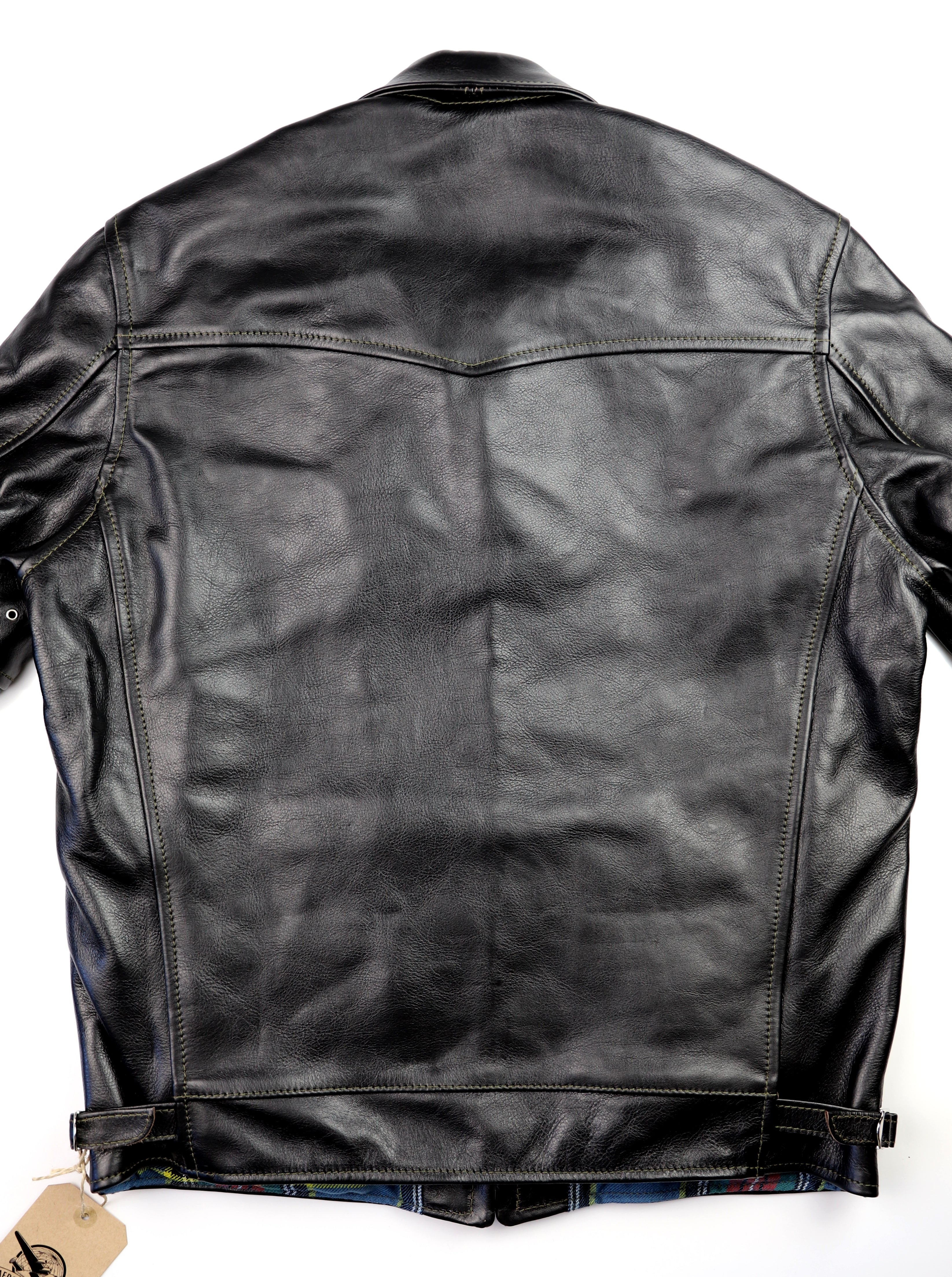 Aero Premier Highwayman, size 40, Blackened Brown Vicenza Horsehide