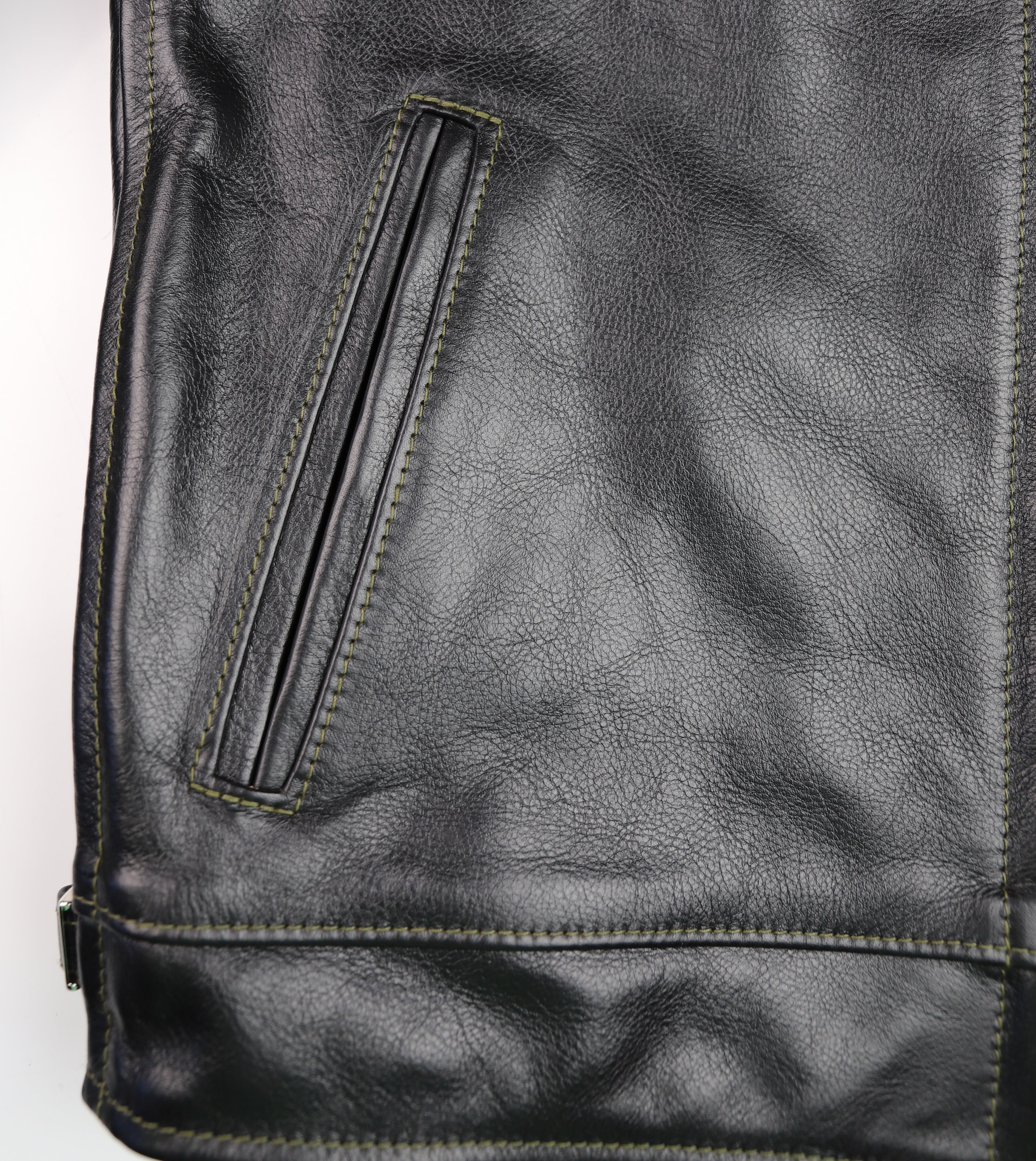 Aero Premier Highwayman, size 38, Blackened Brown Vicenza Horsehide