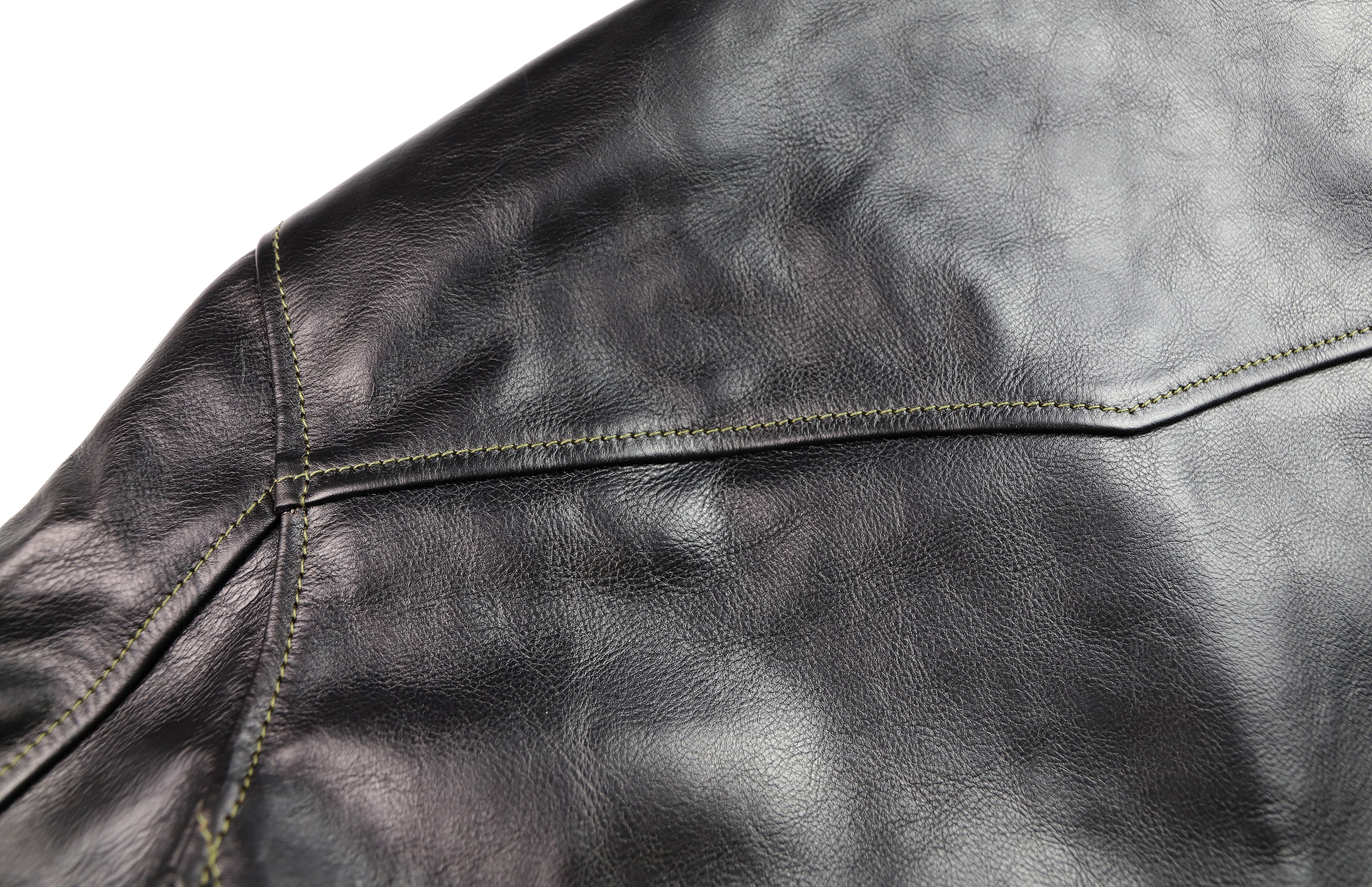 Aero Premier Highwayman, size 44, Blackened Brown Vicenza Horsehide