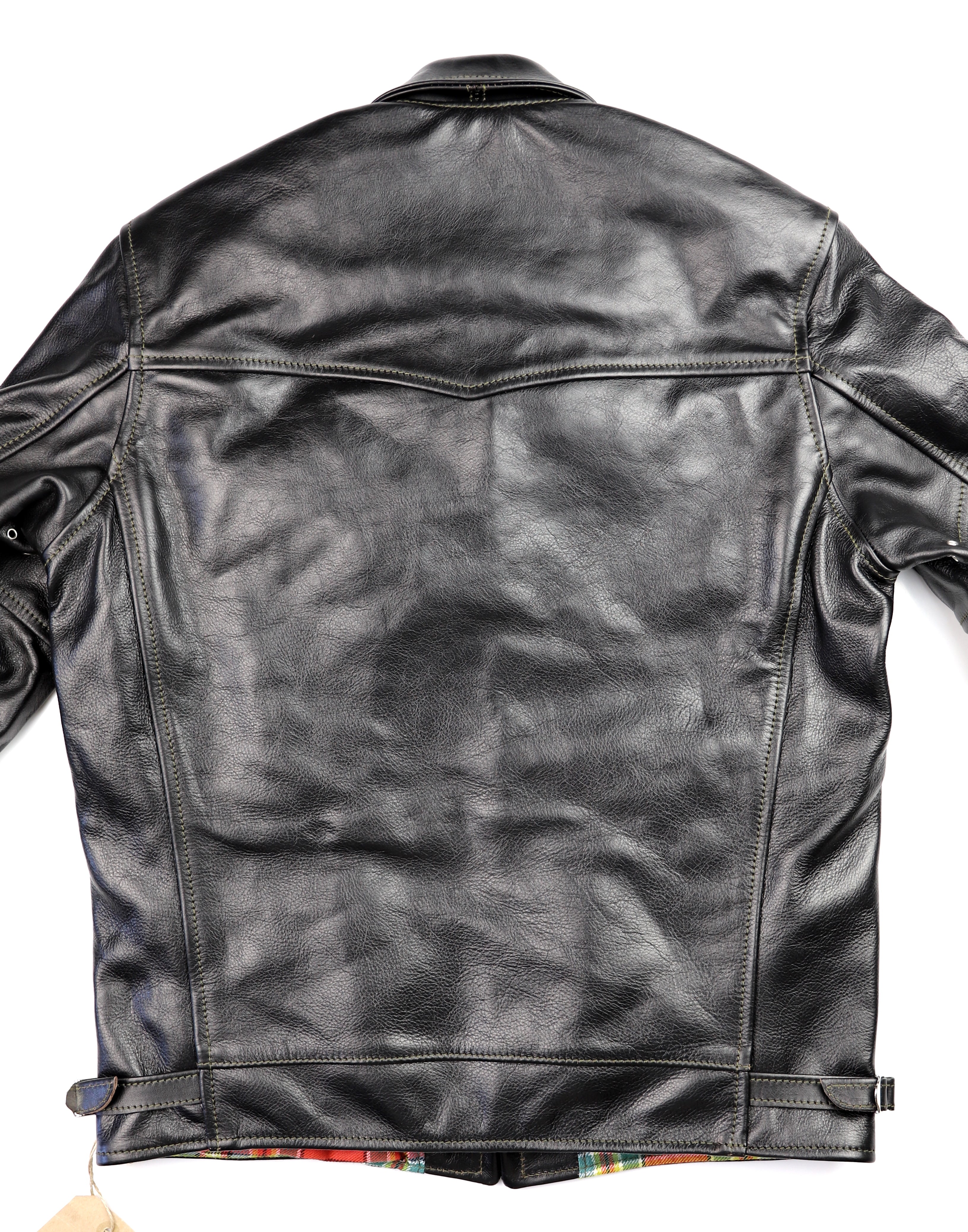 Aero Premier Highwayman, size 38, Blackened Brown Vicenza Horsehide