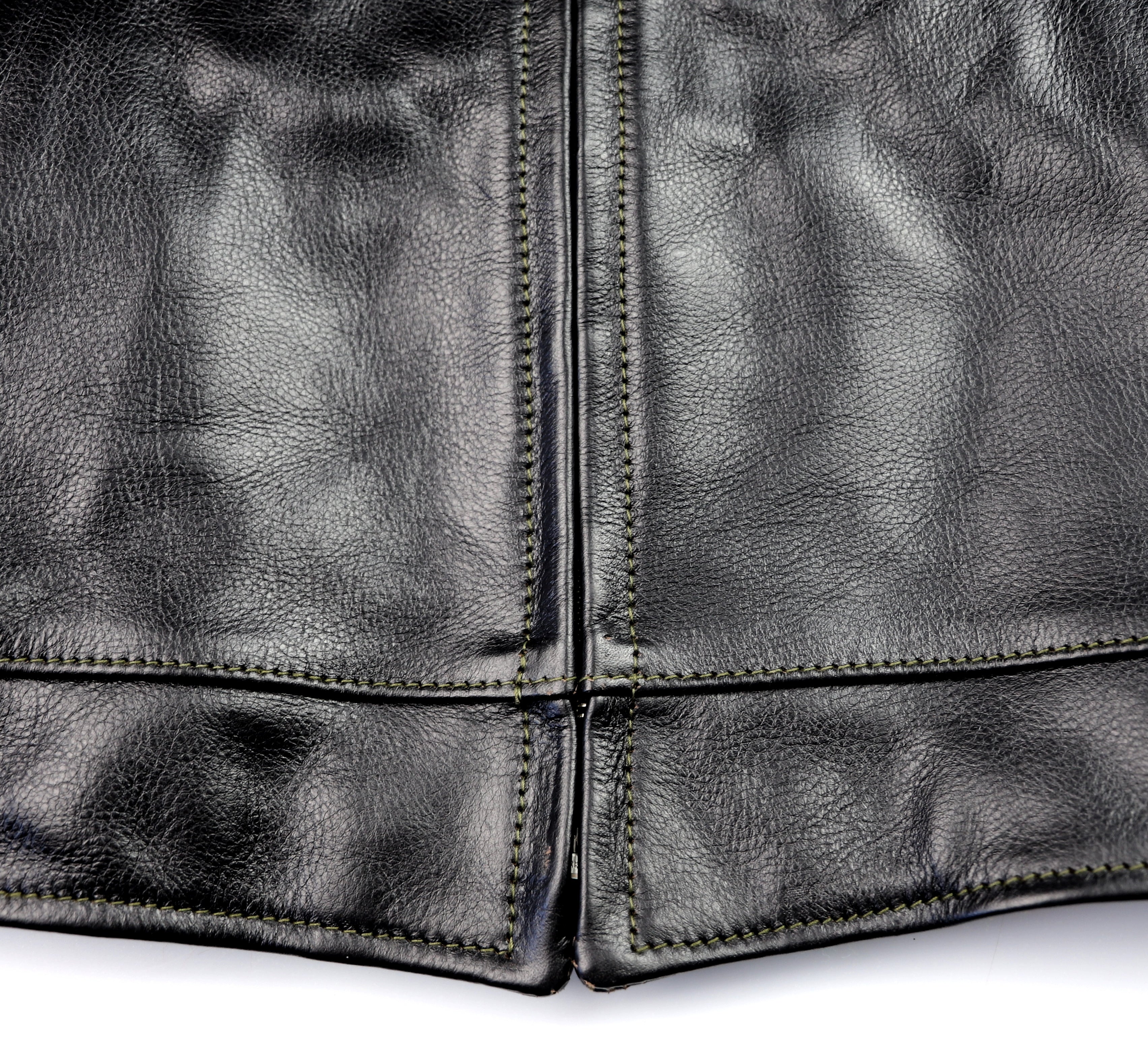 Aero Premier Highwayman, size 38, Blackened Brown Vicenza Horsehide