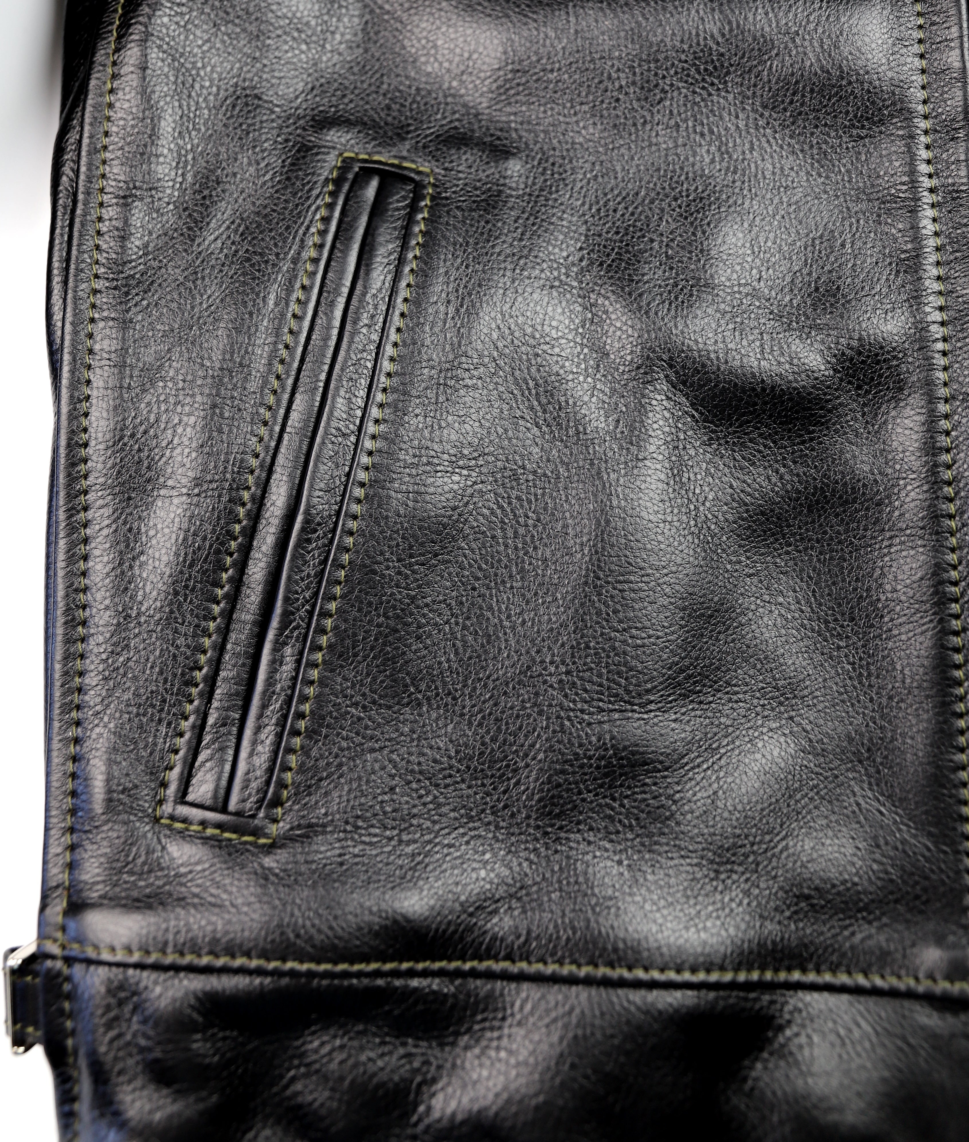 Aero Premier Highwayman, size 38, Blackened Brown Vicenza Horsehide