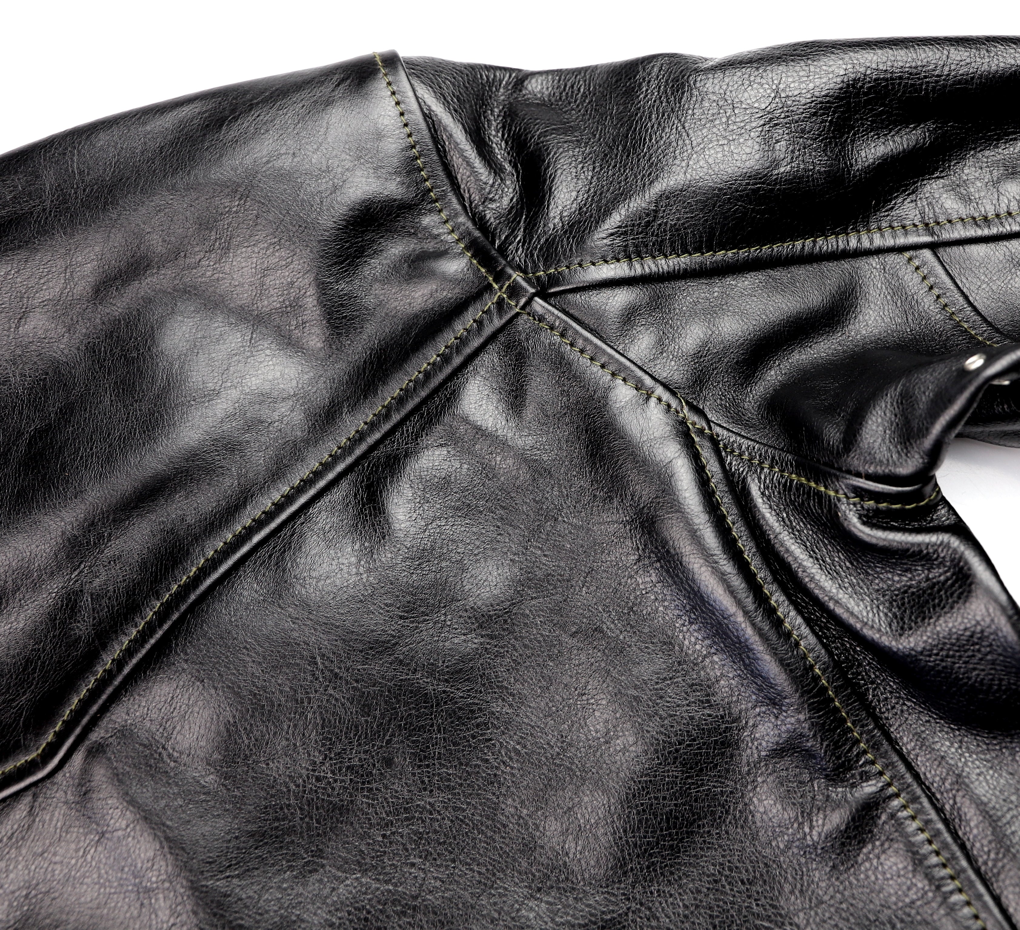 Aero Premier Highwayman, size 38, Blackened Brown Vicenza Horsehide