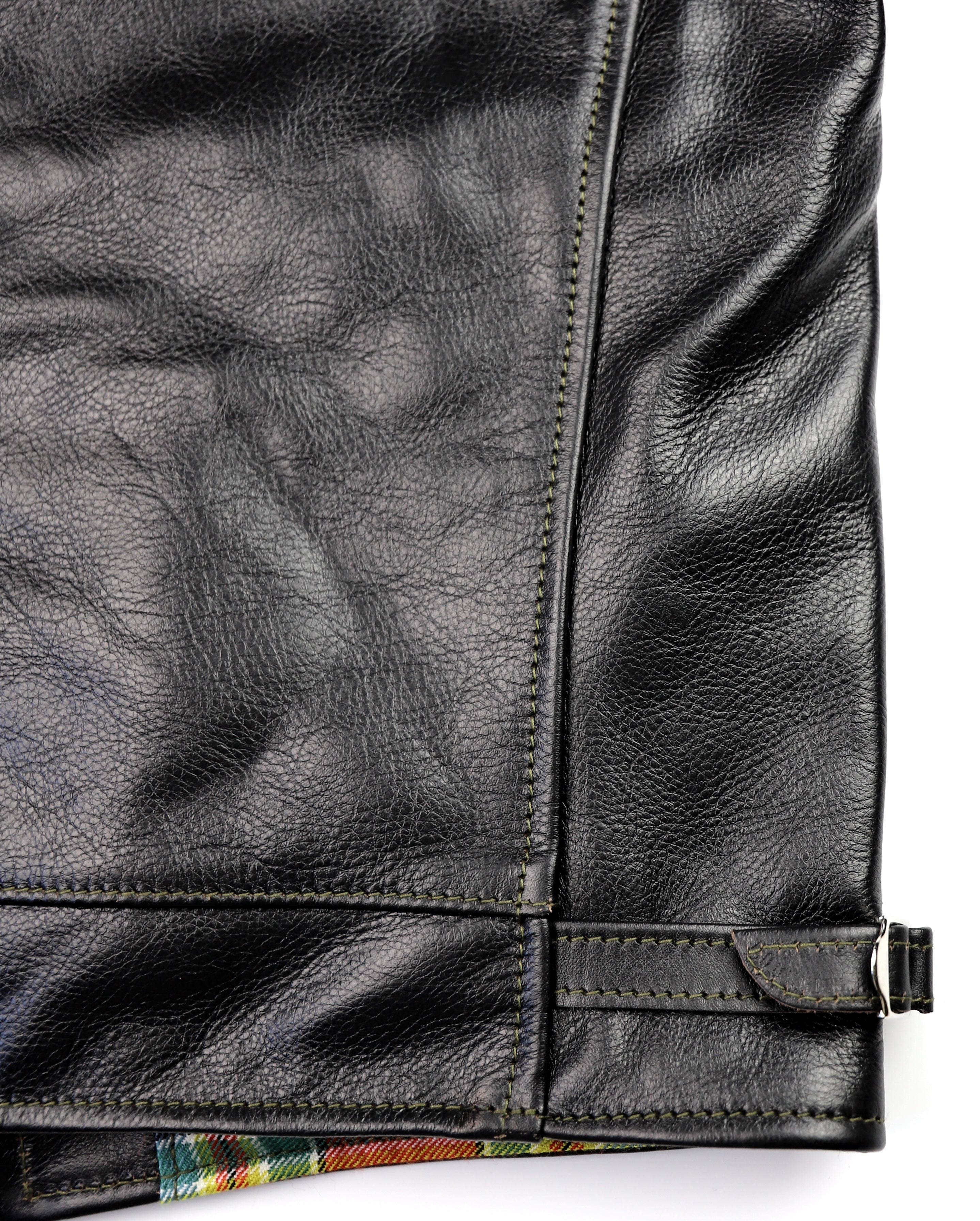 Aero Premier Highwayman, size 38, Blackened Brown Vicenza Horsehide