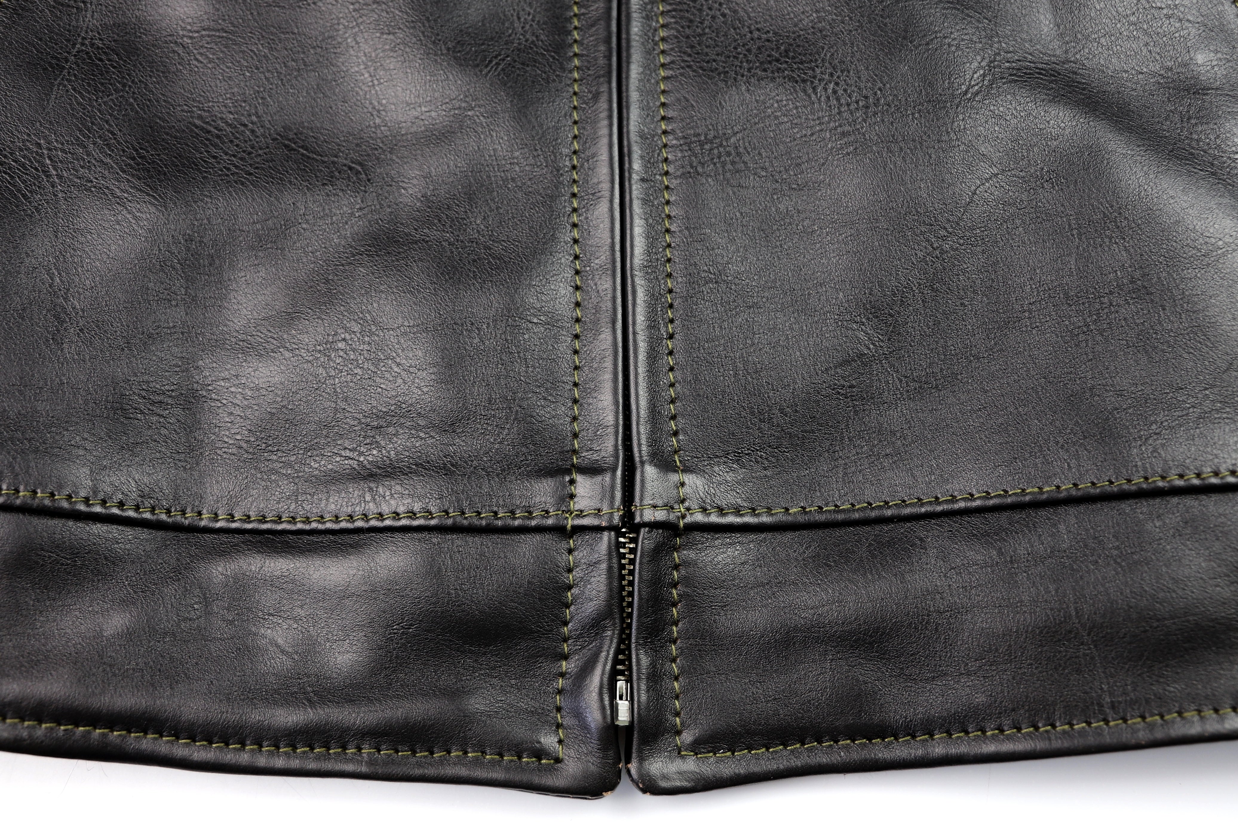 Aero Premier Highwayman, size 38, Blackened Brown Vicenza Horsehide