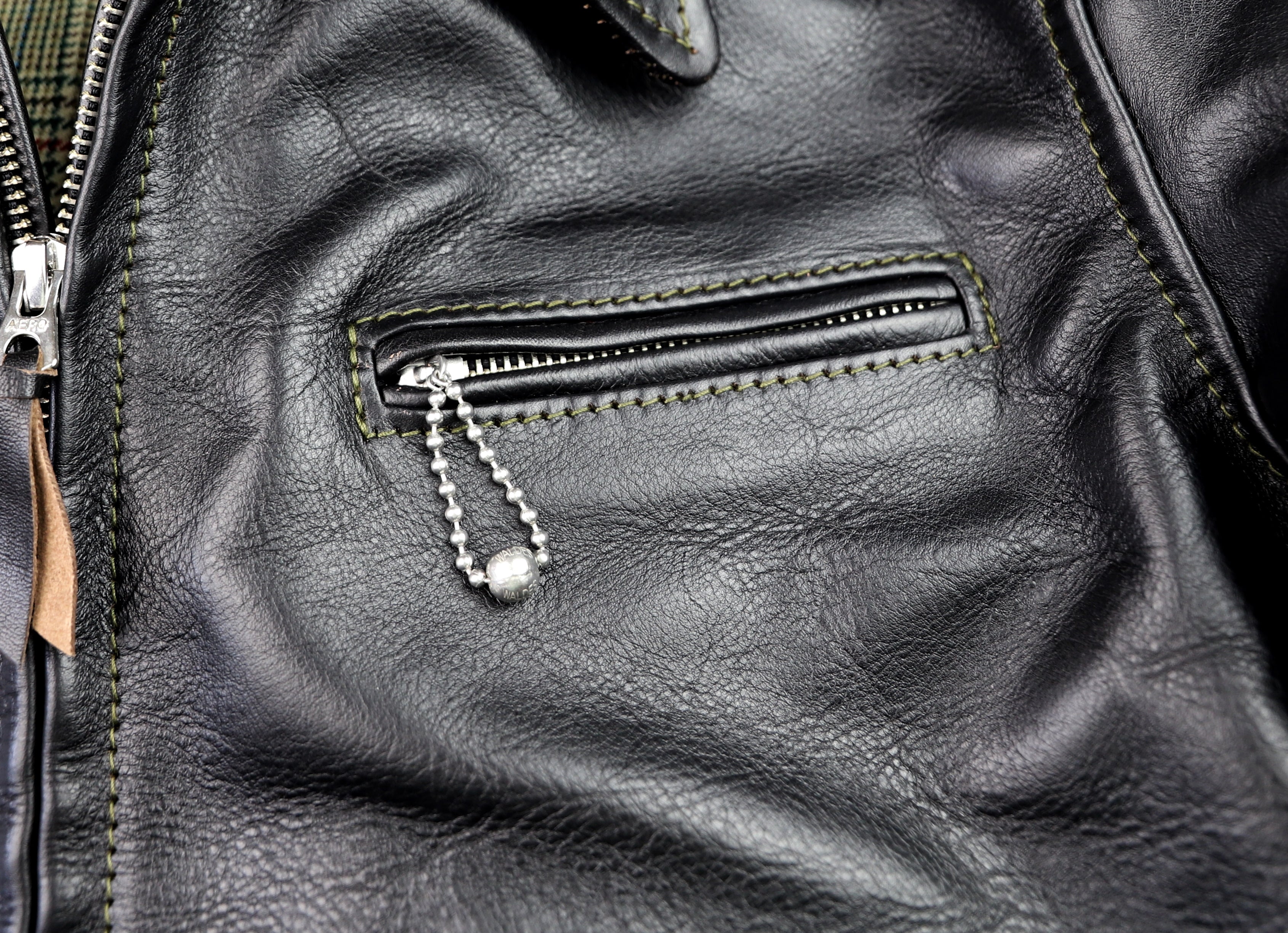 Aero Premier Highwayman, size 38, Blackened Brown Vicenza Horsehide