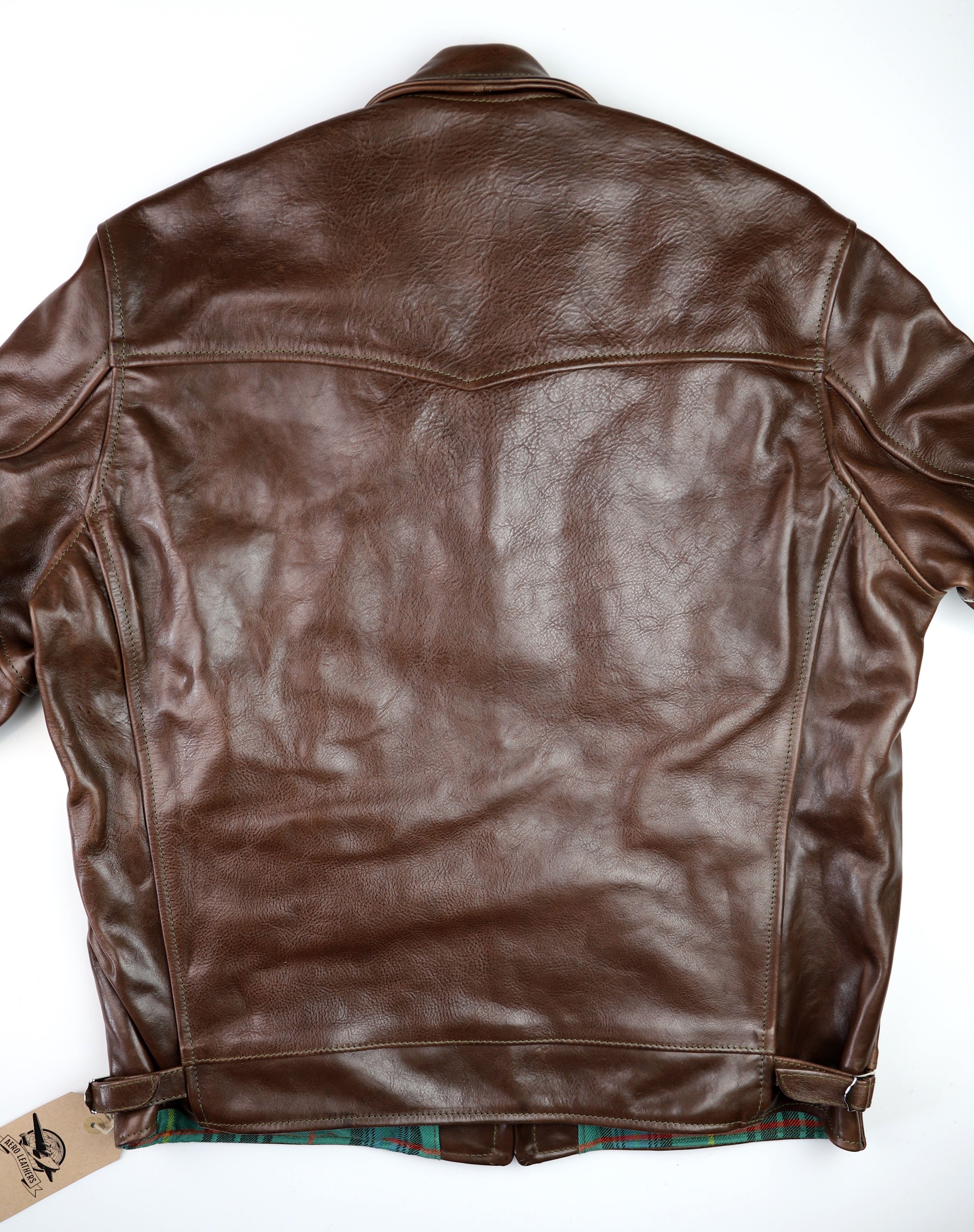Aero Premier Highwayman, size 44, Chestnut Badalassi Cowhide