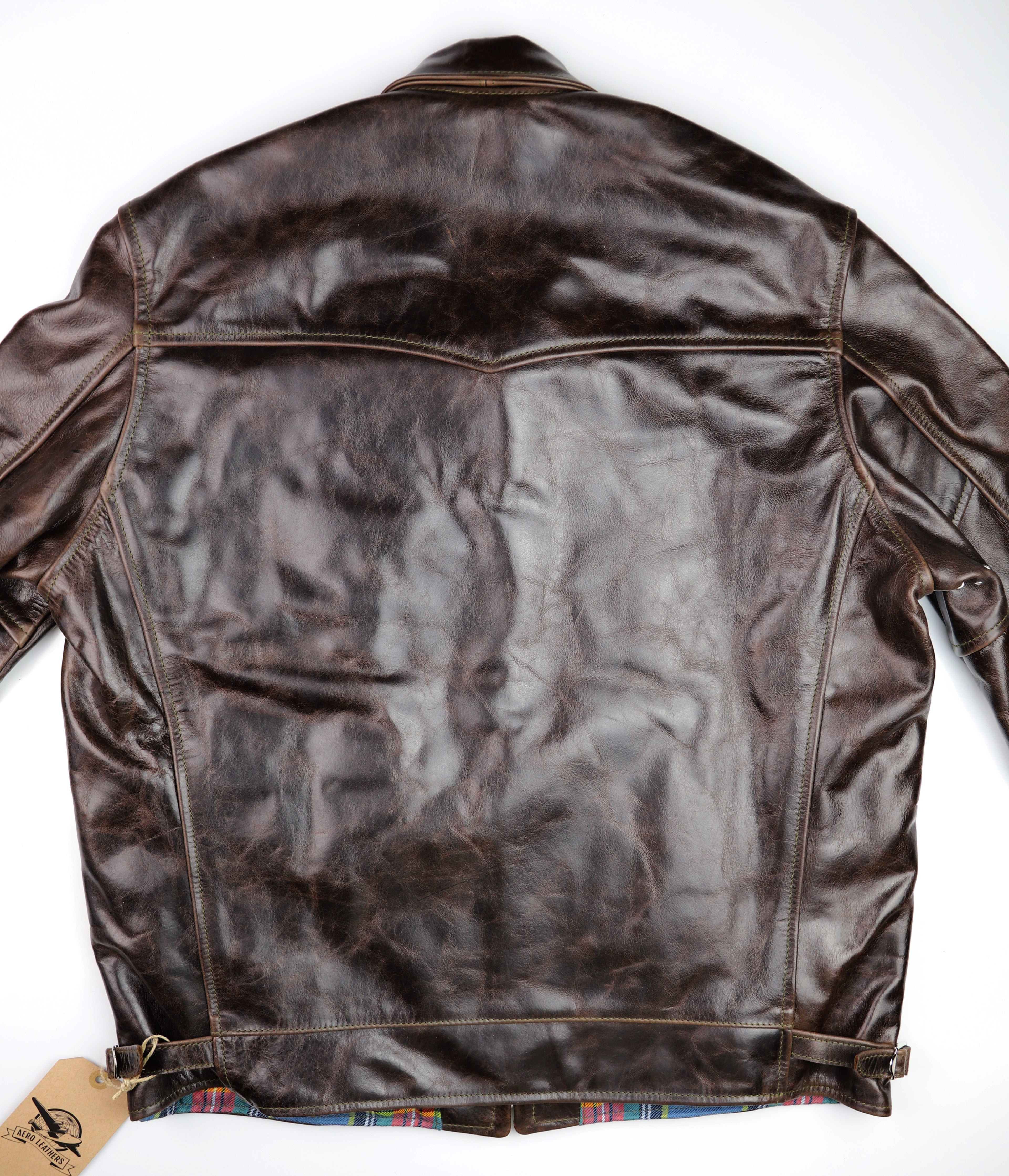 Aero Premier Highwayman, size 44, Dark Hickory Vancouver Cowhide