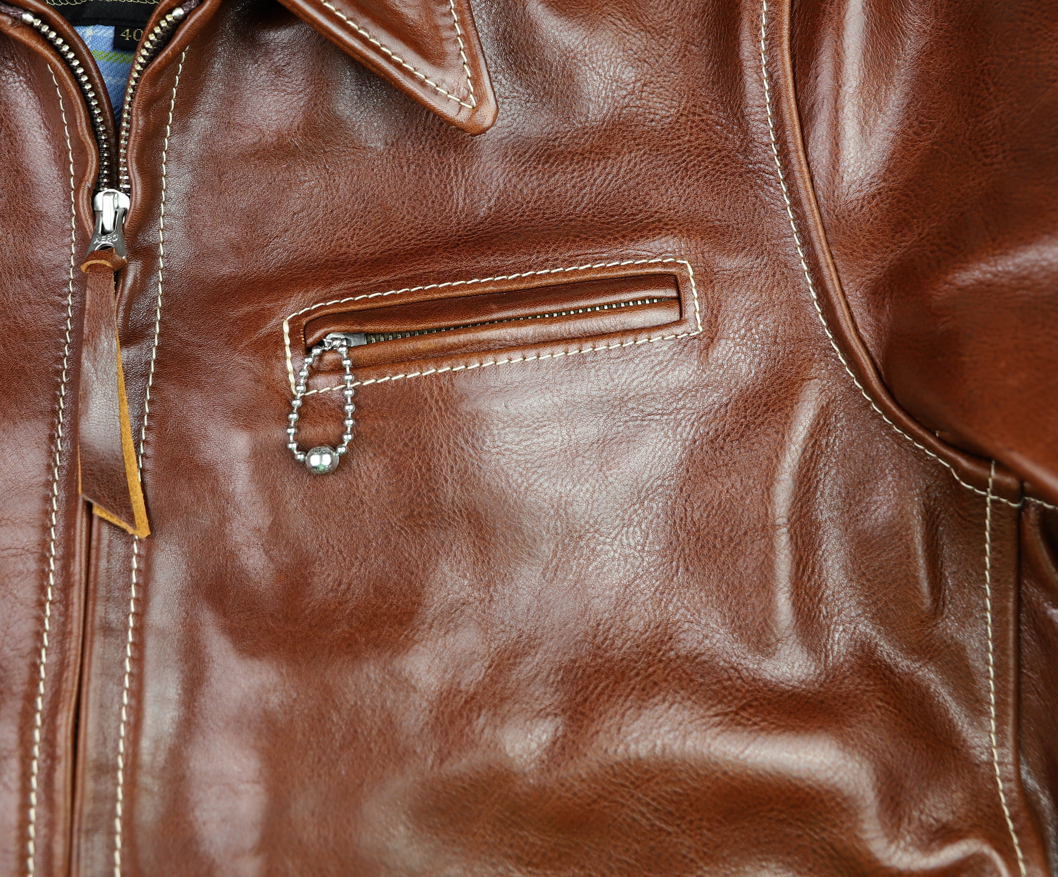 Aero Premier Highwayman, size 40, Russet Badalassi Cowhide