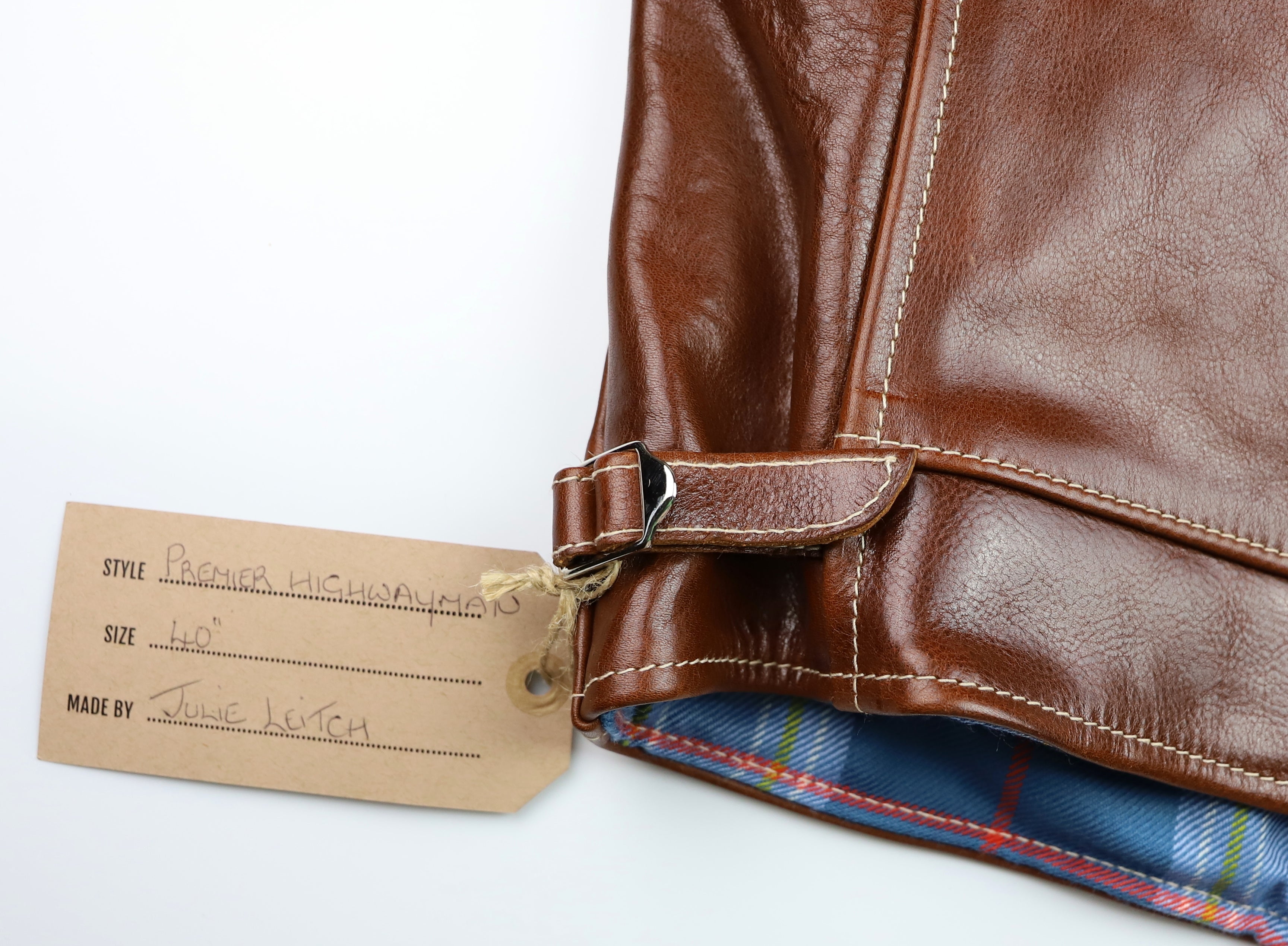 Aero Premier Highwayman, size 40, Russet Badalassi Cowhide
