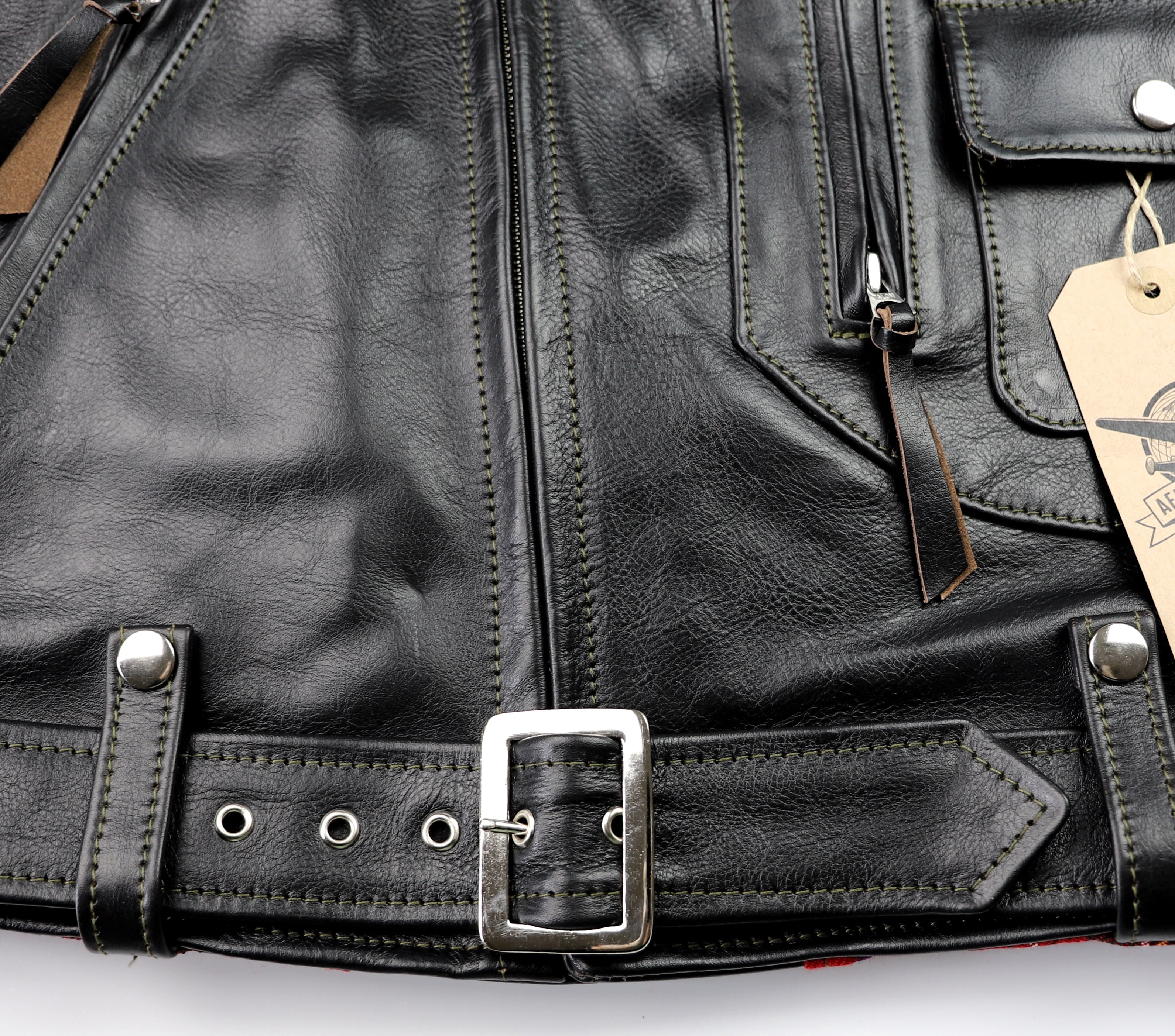 Aero D-Pocket Ridley, size 44, Blackened Brown Vicenza Horsehide