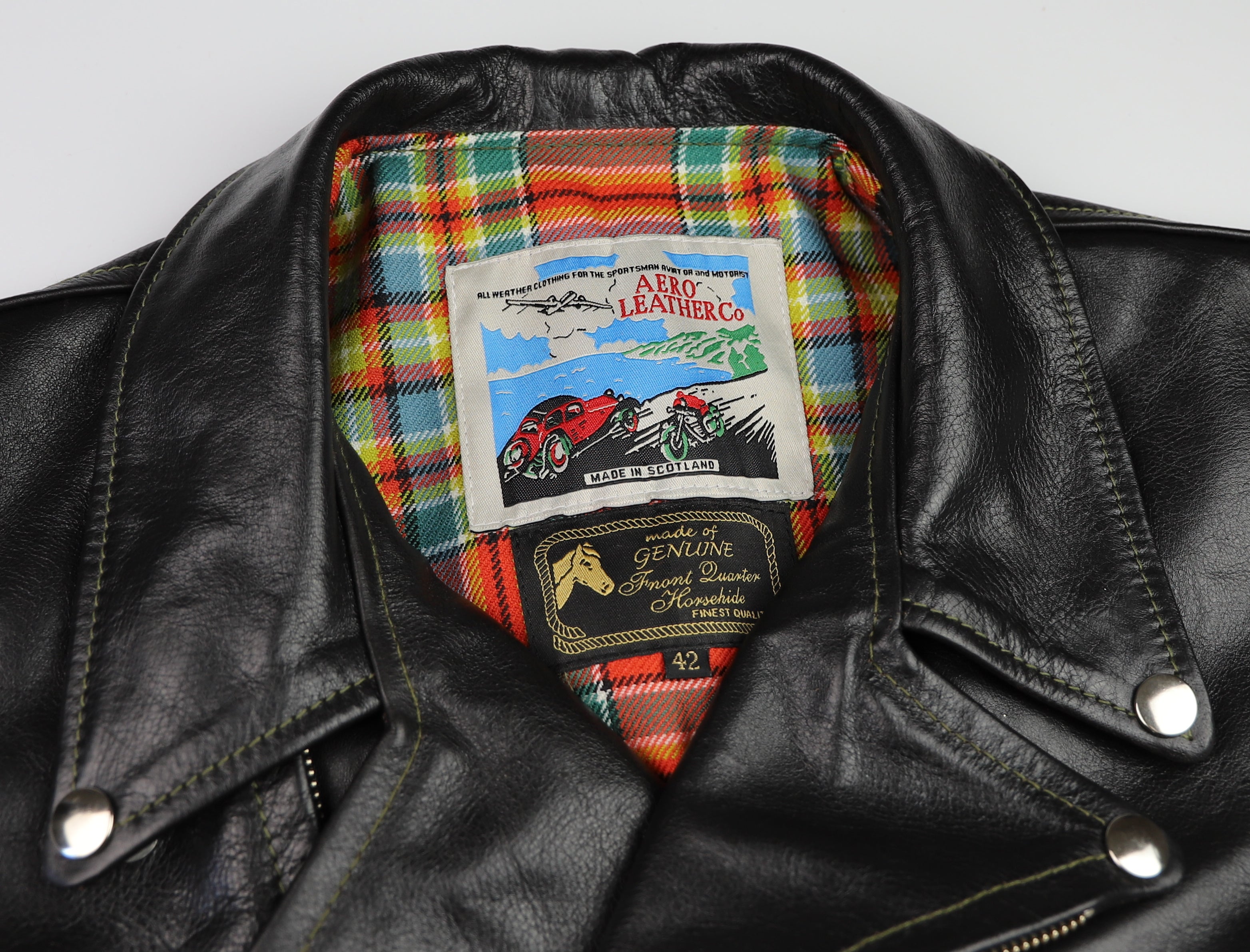 Aero D-Pocket Ridley, size 42, Blackened Brown Vicenza Horsehide