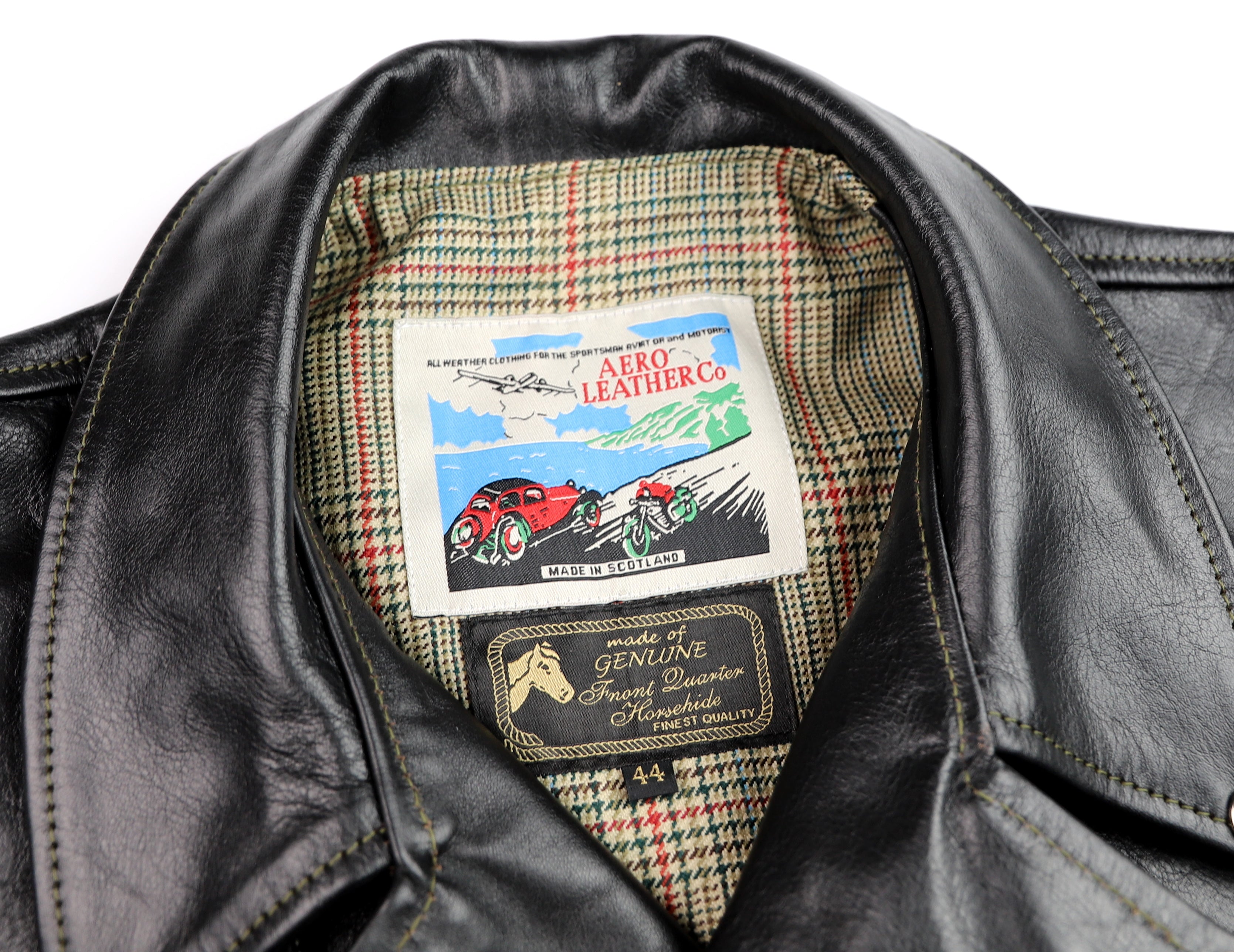 Aero D-Pocket Ridley, size 44, Blackened Brown Vicenza Horsehide
