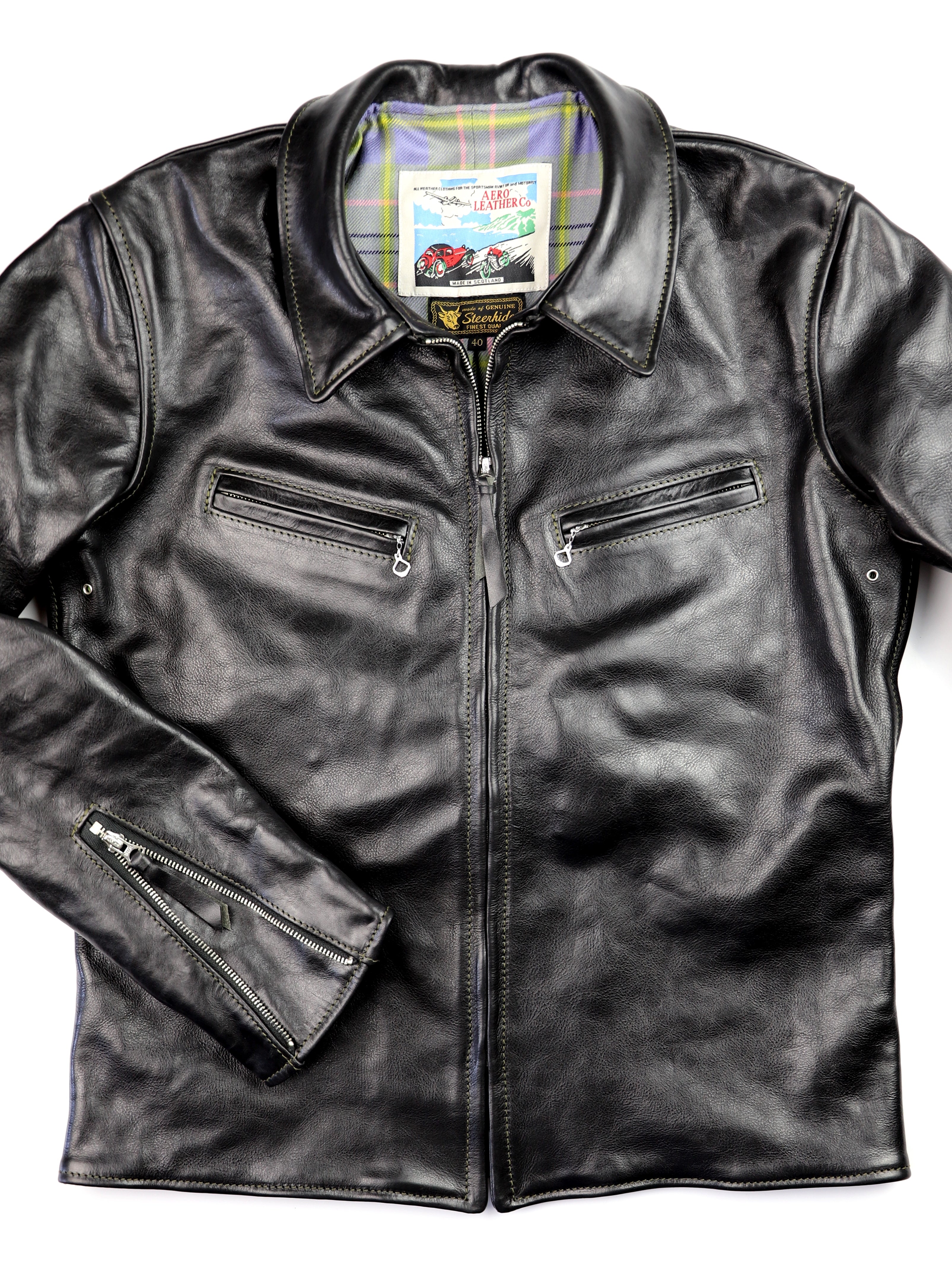 Aero Seven, size 40, Black Badalassi Cowhide