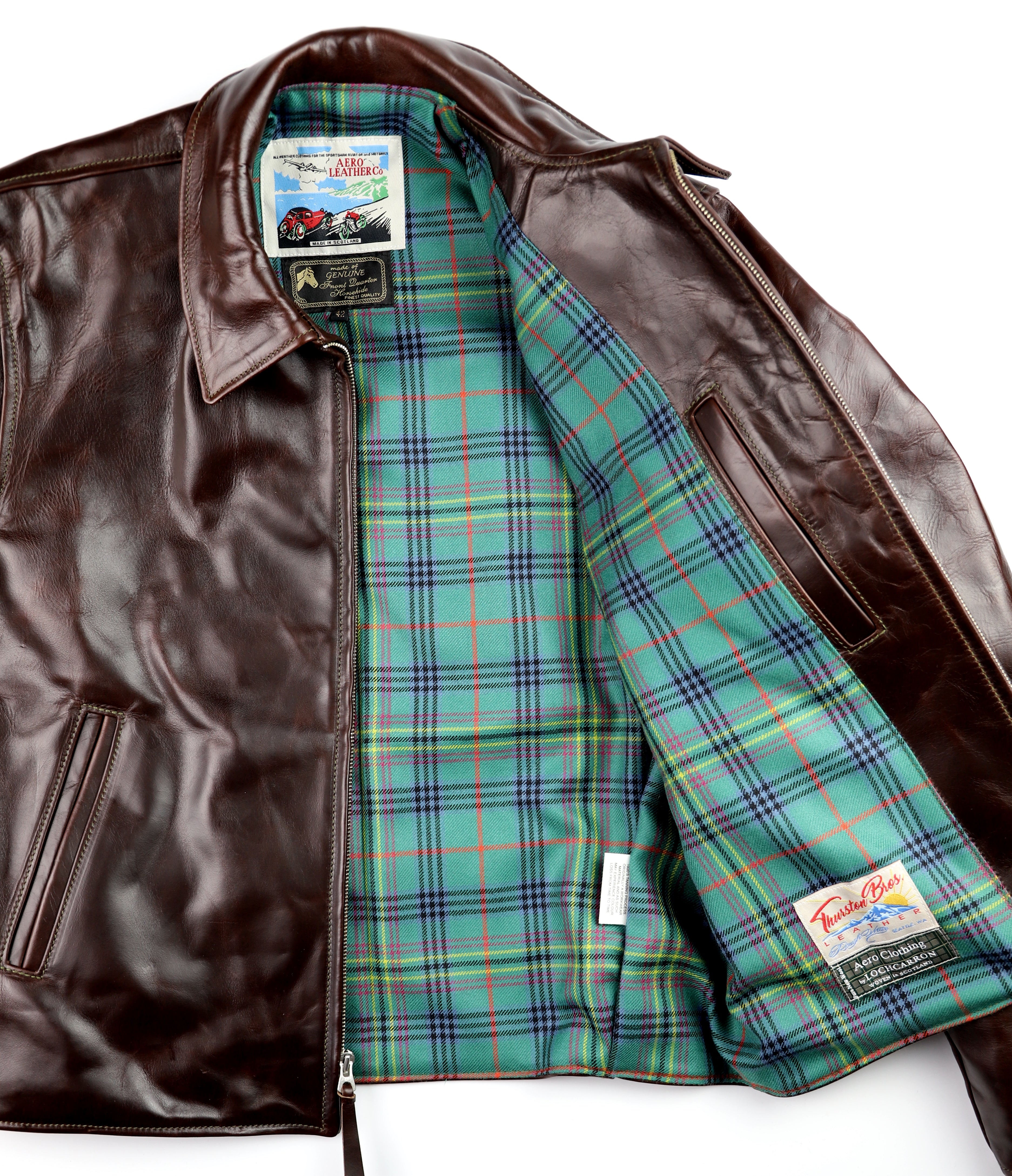 Aero Sheene, size 42, Brown CXL Horsehide