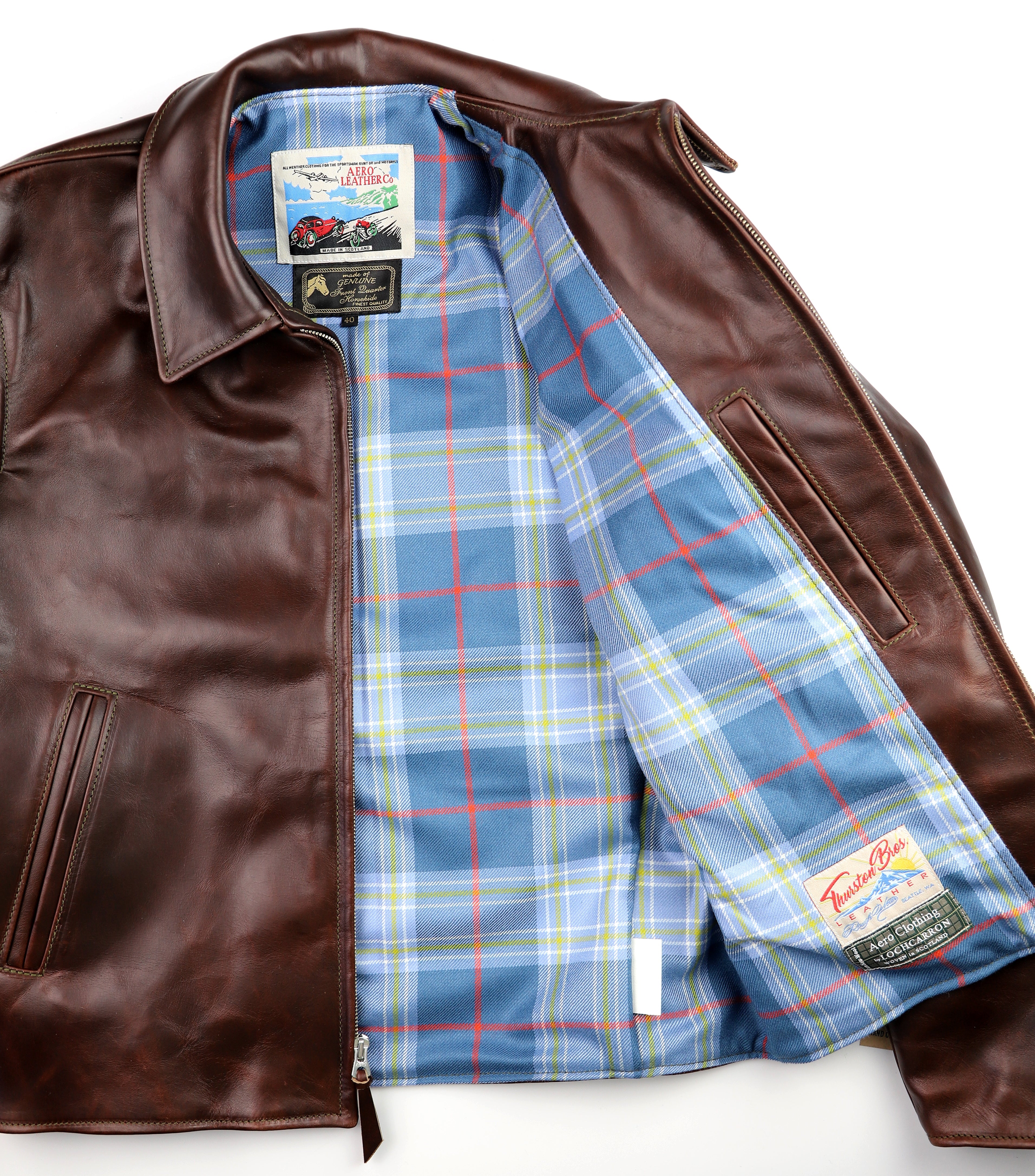 Aero Sheene, size 40, Brown CXL Horsehide