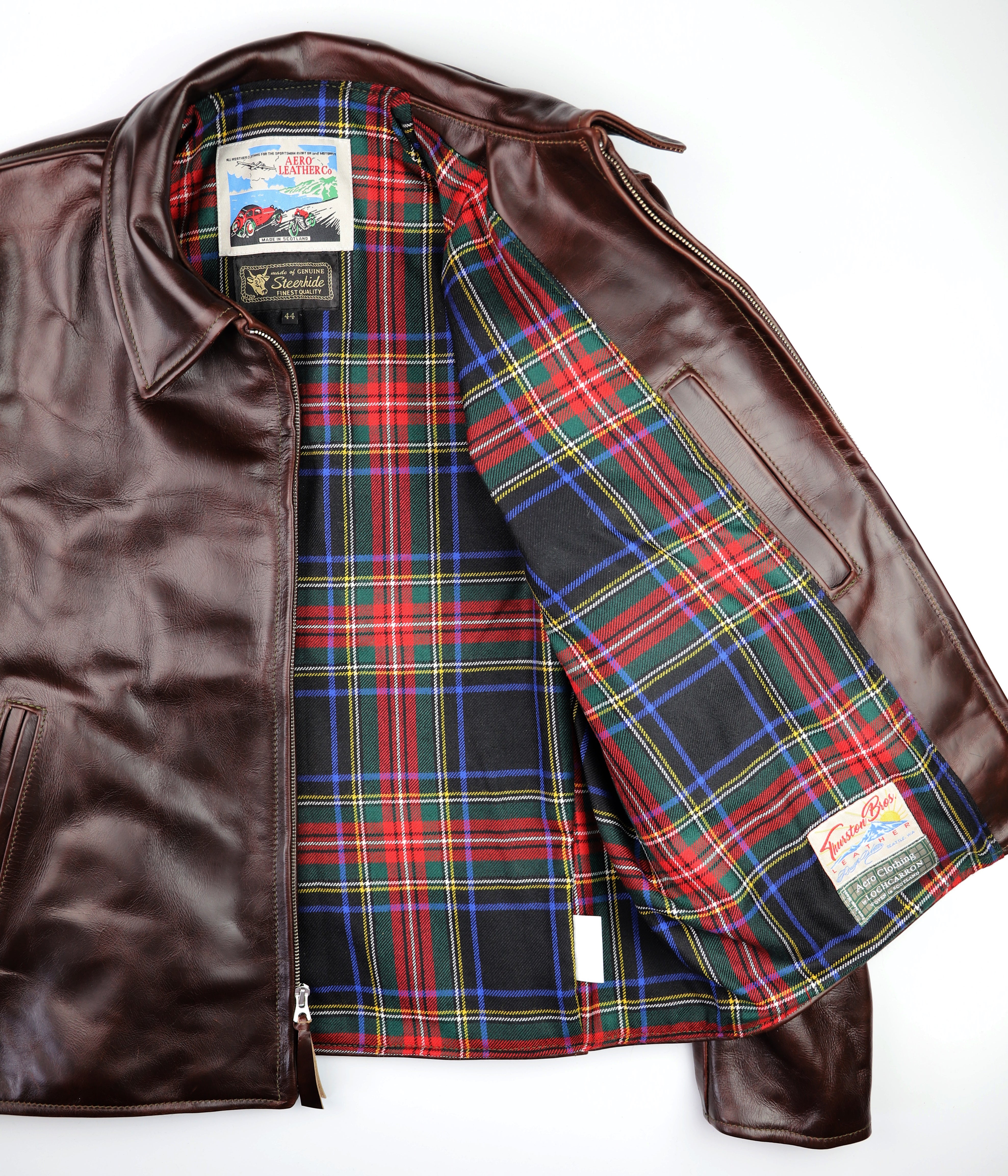 Aero Sheene, size 44, Brown CXL Steerhide