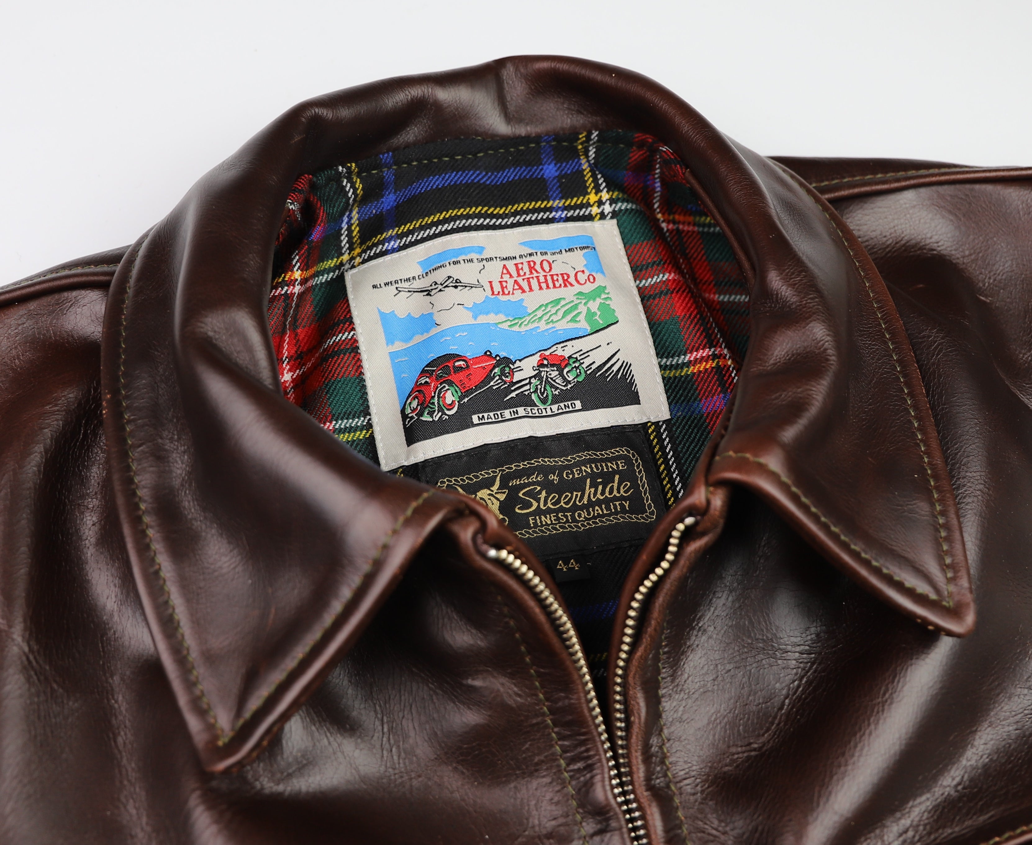 Aero Sheene, size 44, Brown CXL Steerhide