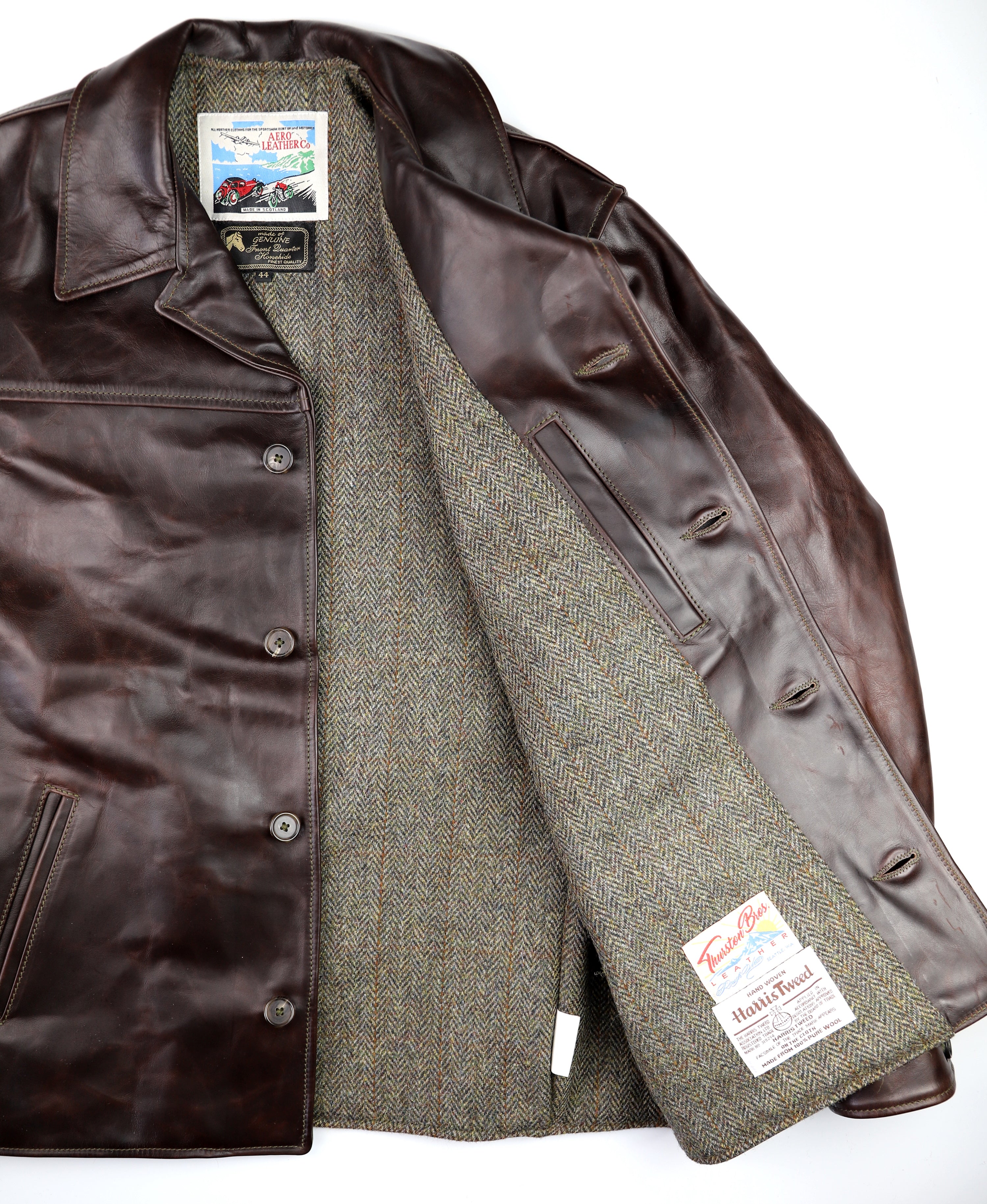 Aero Teamster, size 44 (fits like 46), Brown Chromexcel FQHH