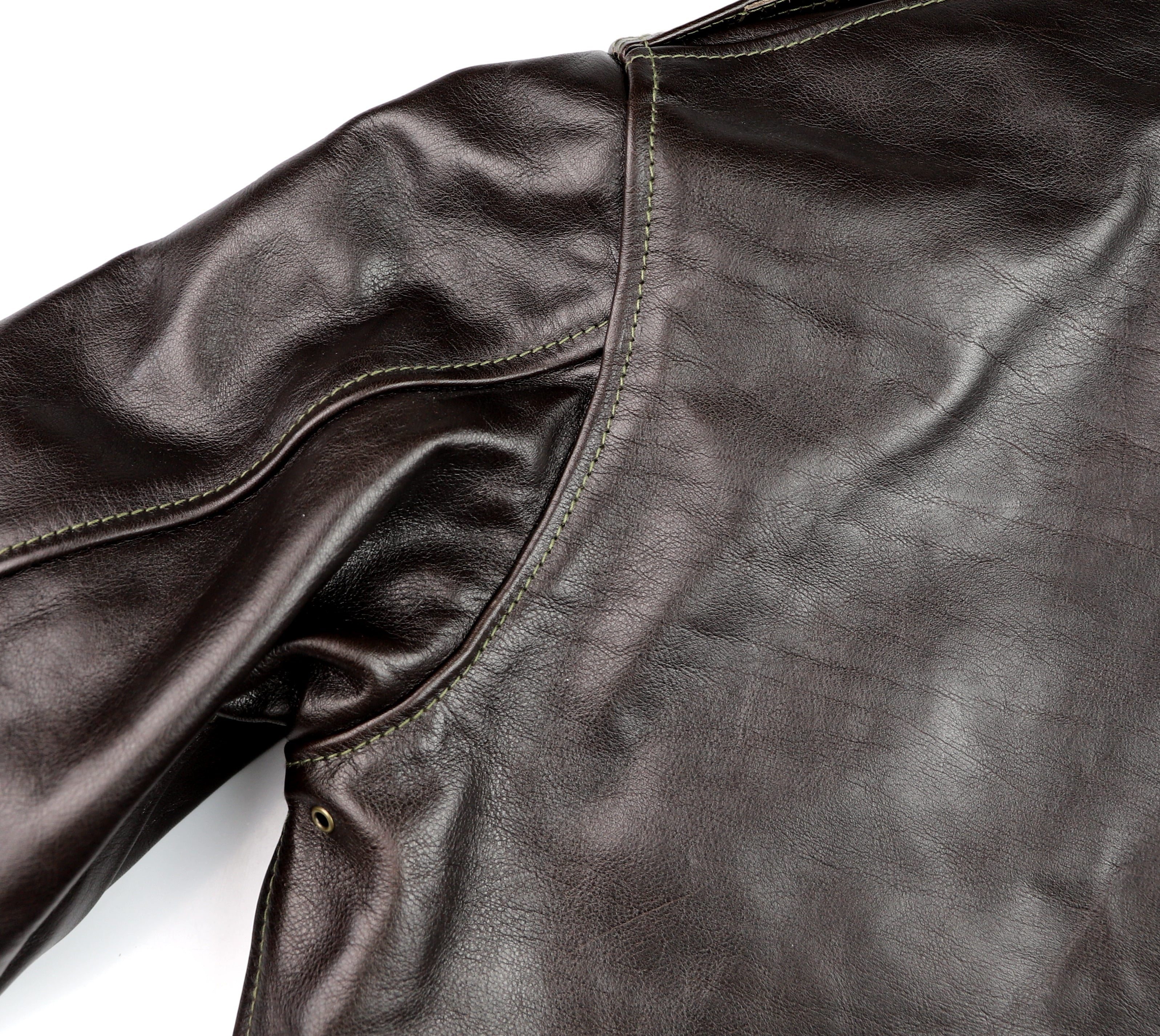 Aero A-2 Military Flight Jacket, size 38, Dark Seal Vicenza Horsehide