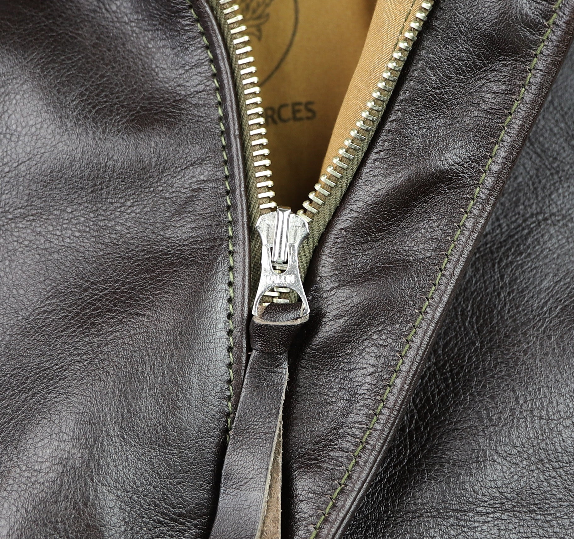 Aero A-2 Military Flight Jacket, size 38, Dark Seal Vicenza Horsehide