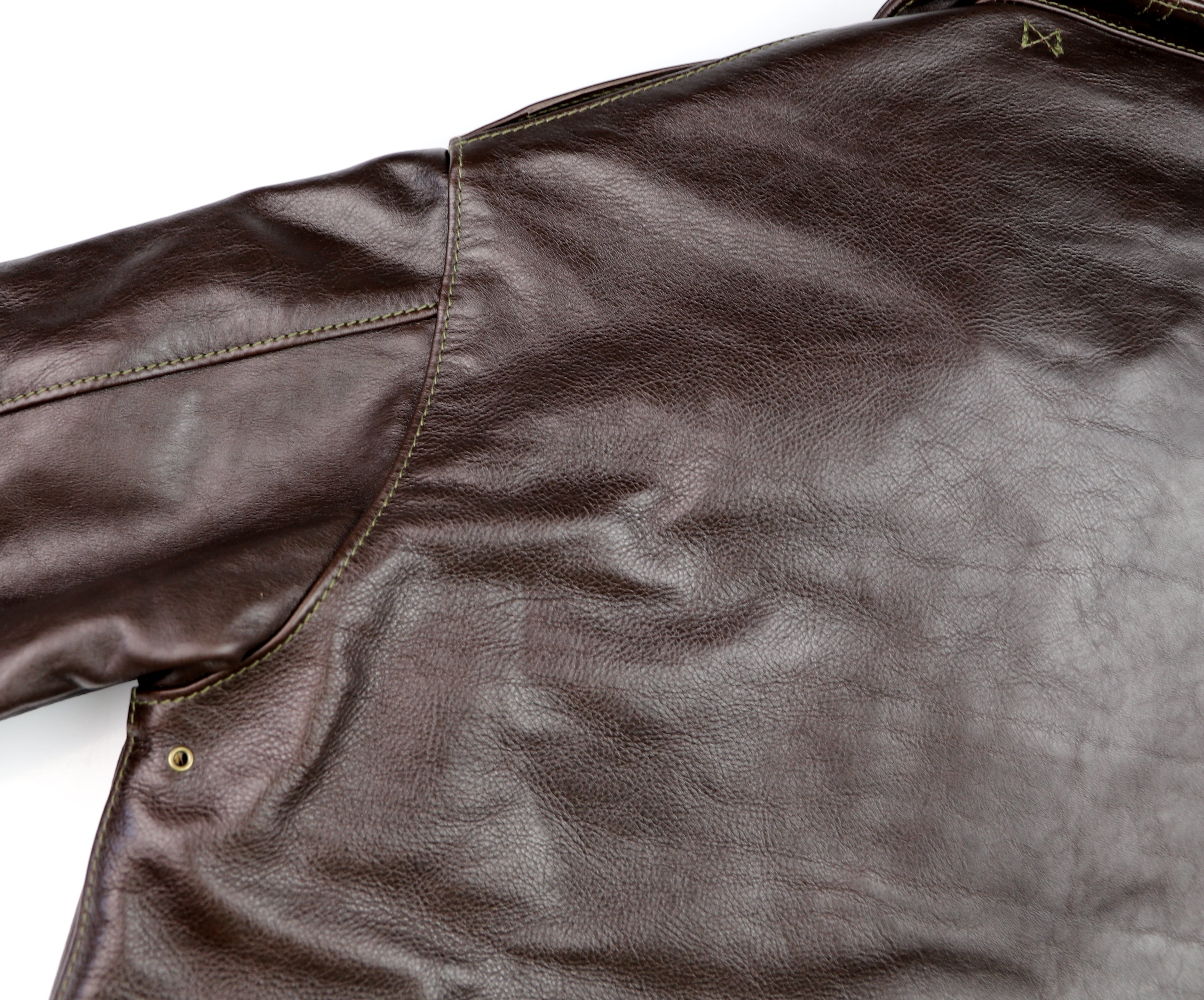 Aero A-2 Military Flight Jacket, size 40, Dark Seal Vicenza Horsehide