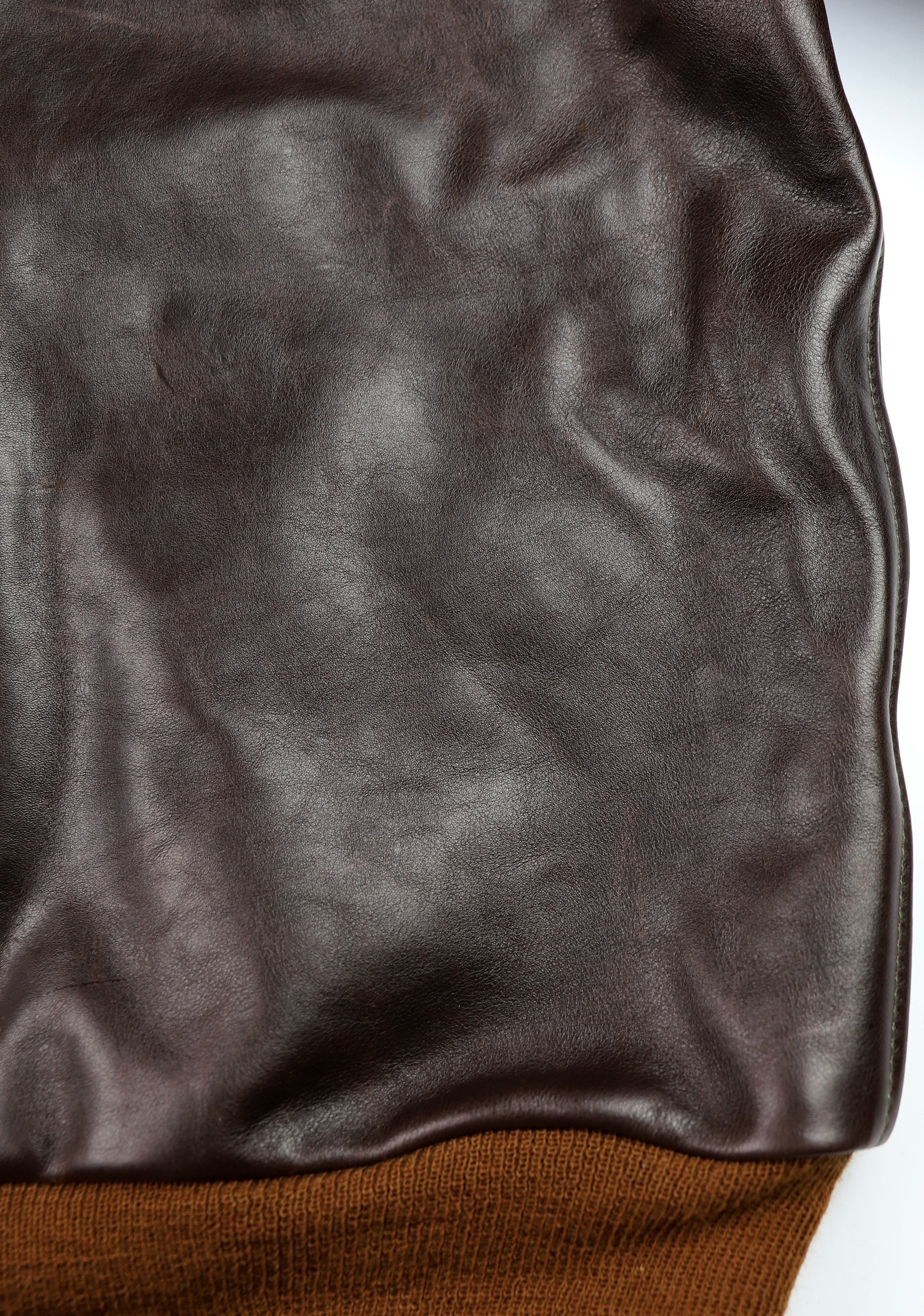 Aero A-2 Military Flight Jacket, size 38, Dark Seal Vicenza Horsehide